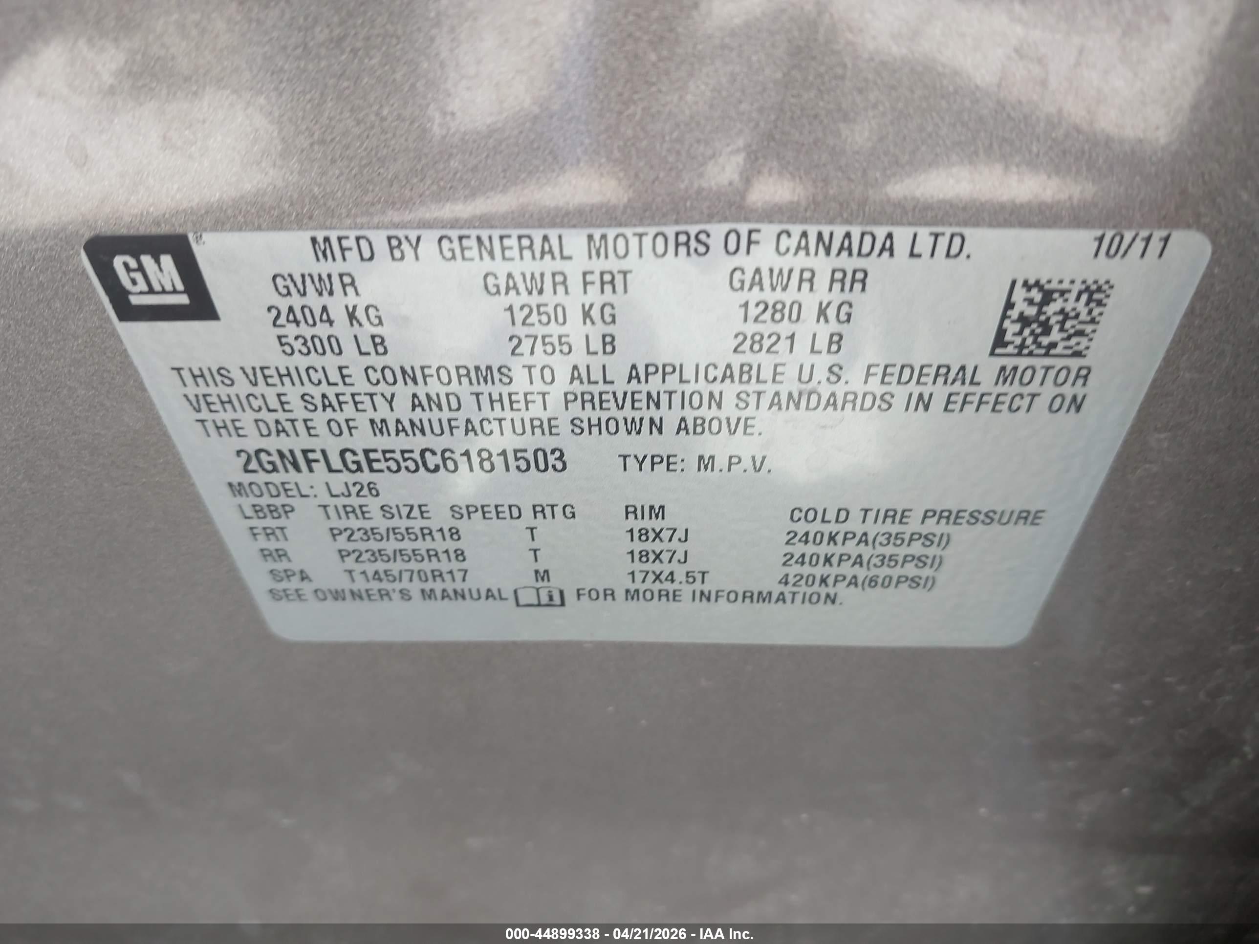 CHEVROLET EQUINOX image 9