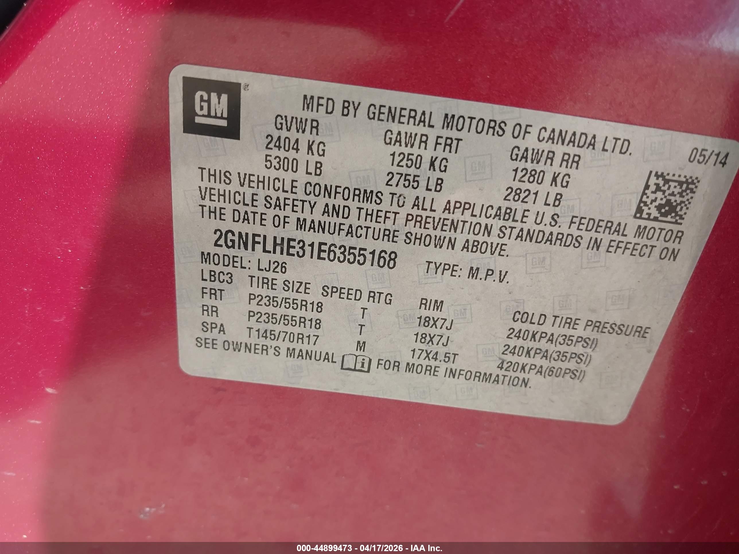 CHEVROLET EQUINOX image 9