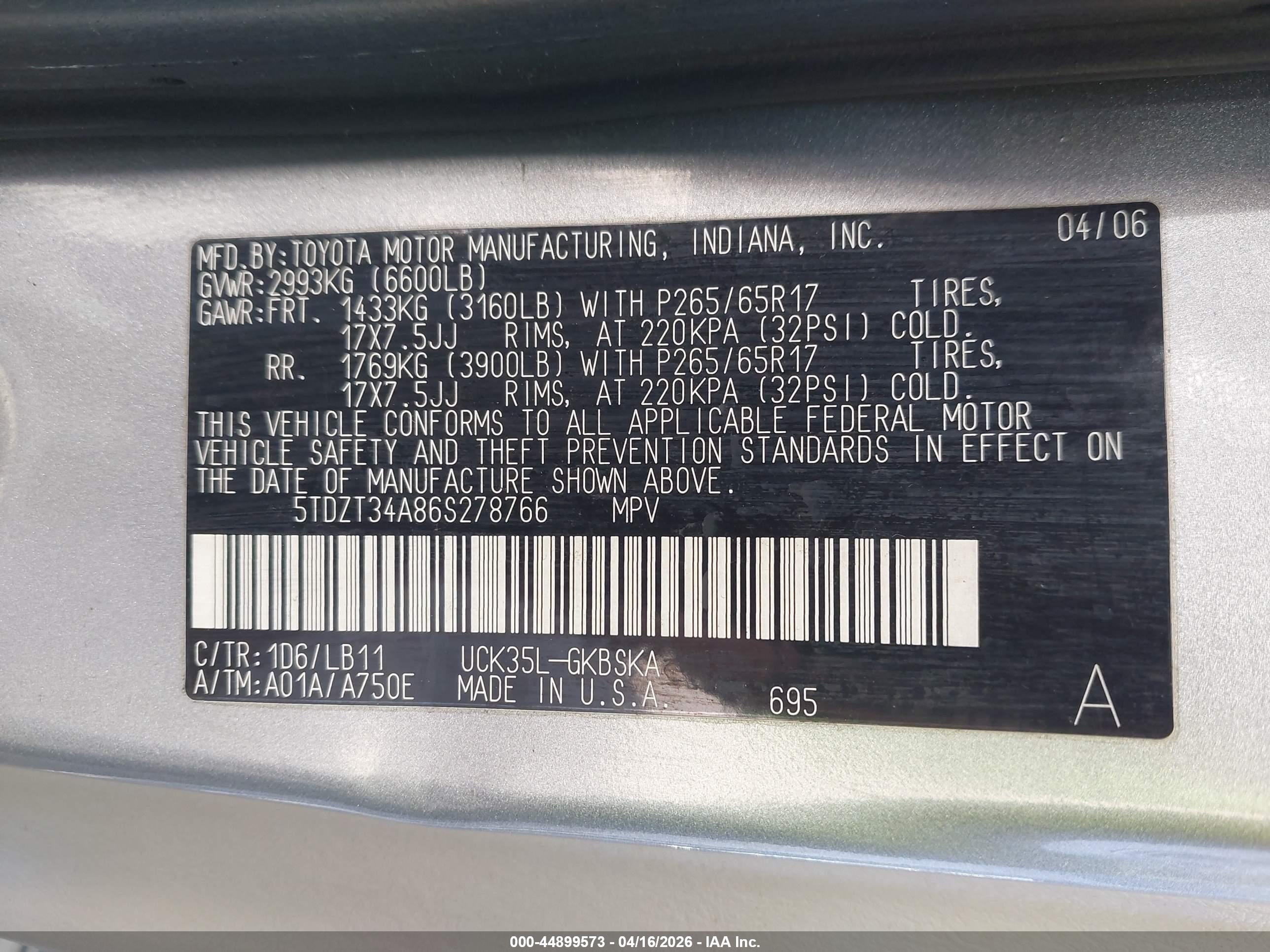 TOYOTA SEQUOIA image 9