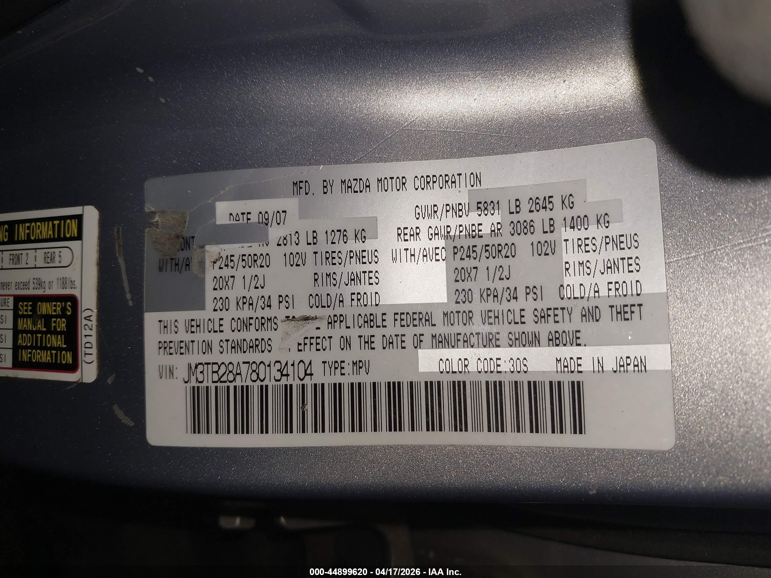 MAZDA CX-9 image 9