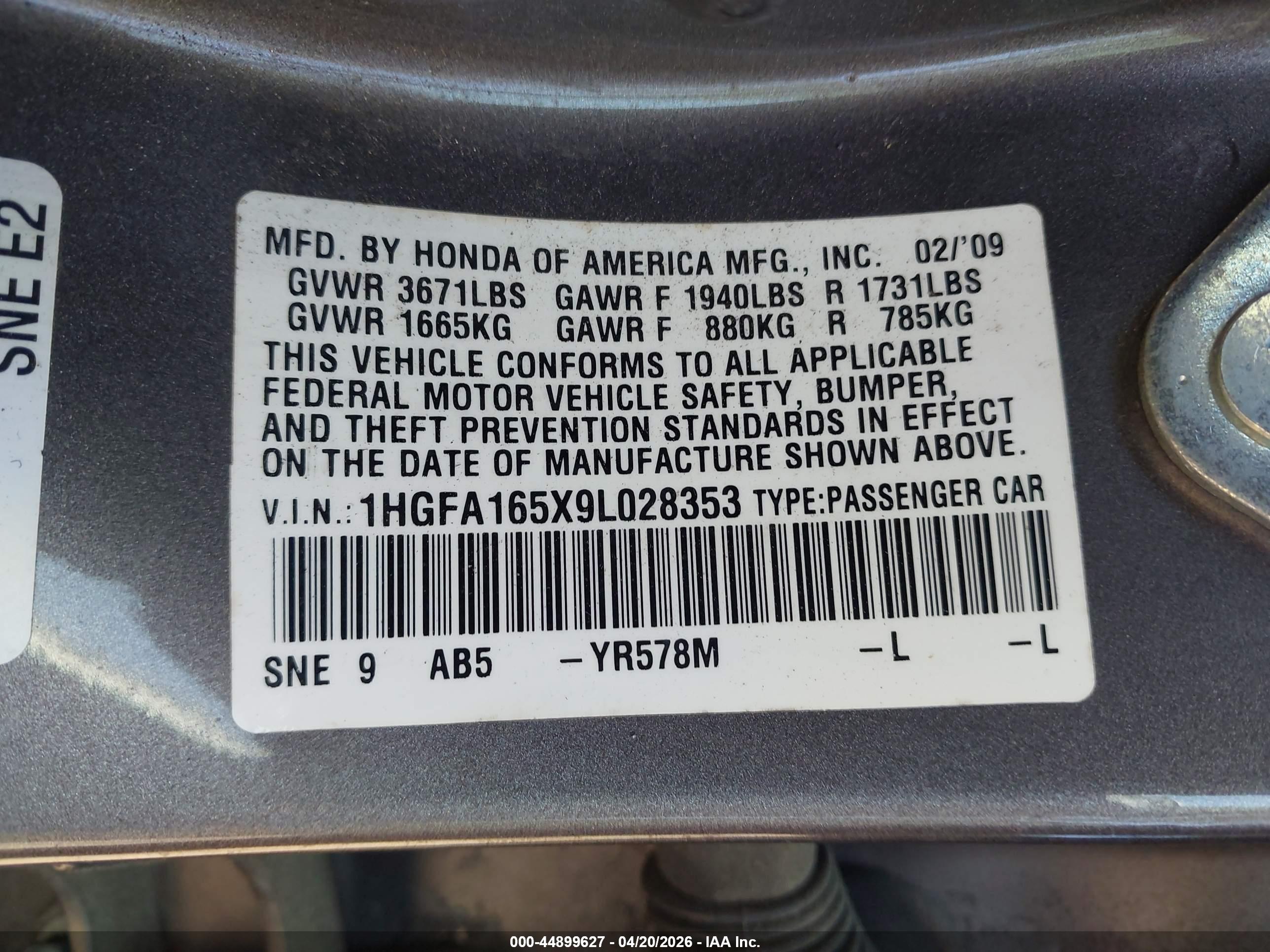 HONDA CIVIC image 9