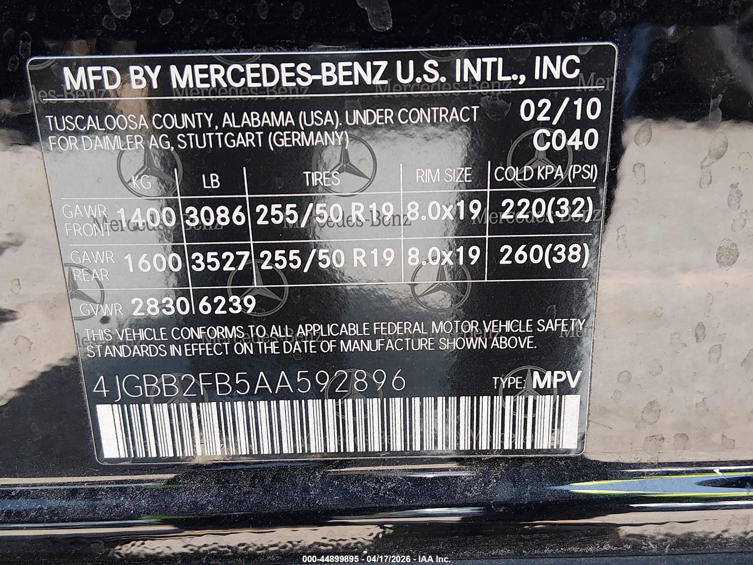 MERCEDES-BENZ ML image 9