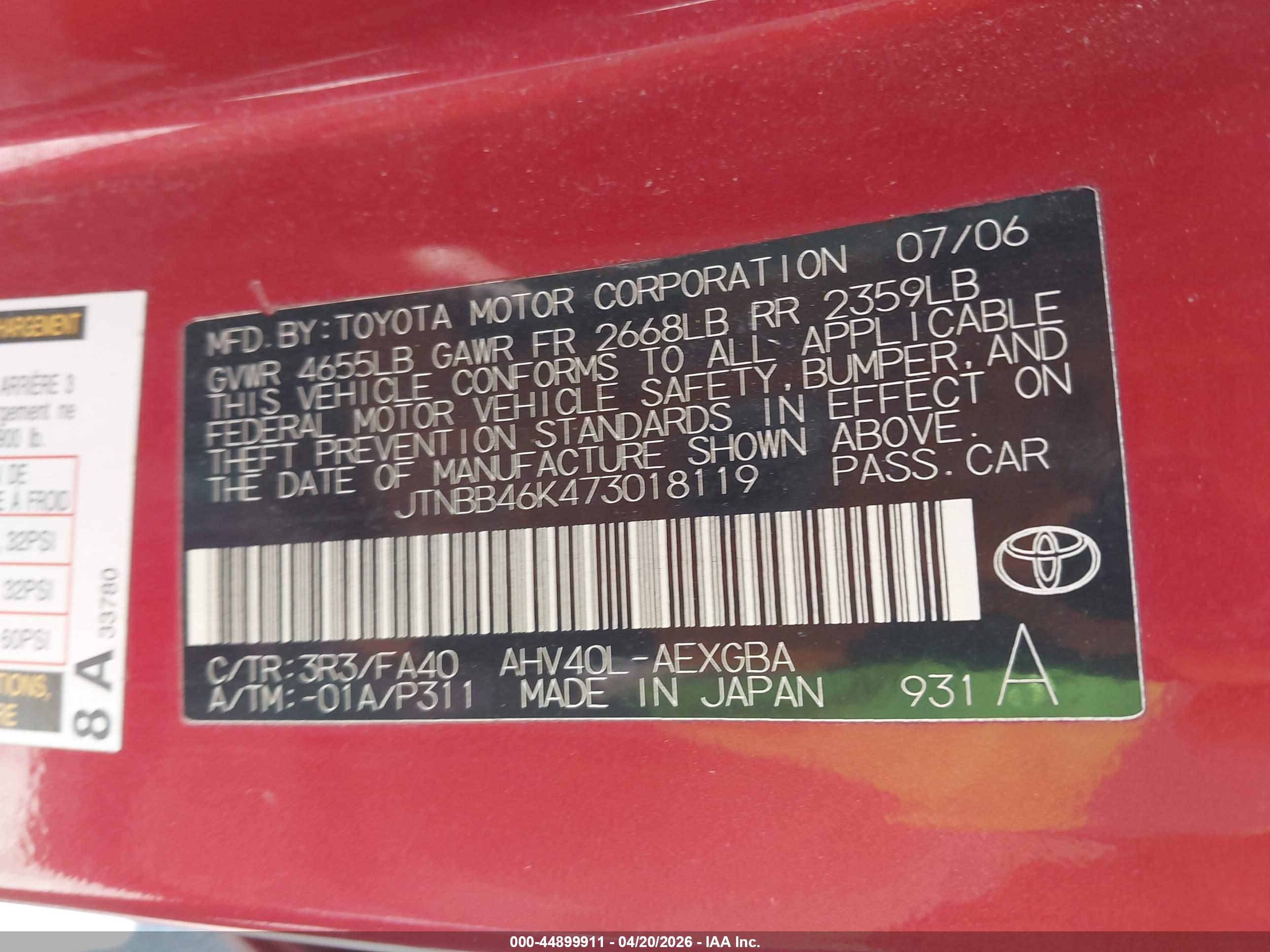 TOYOTA CAMRY image 9