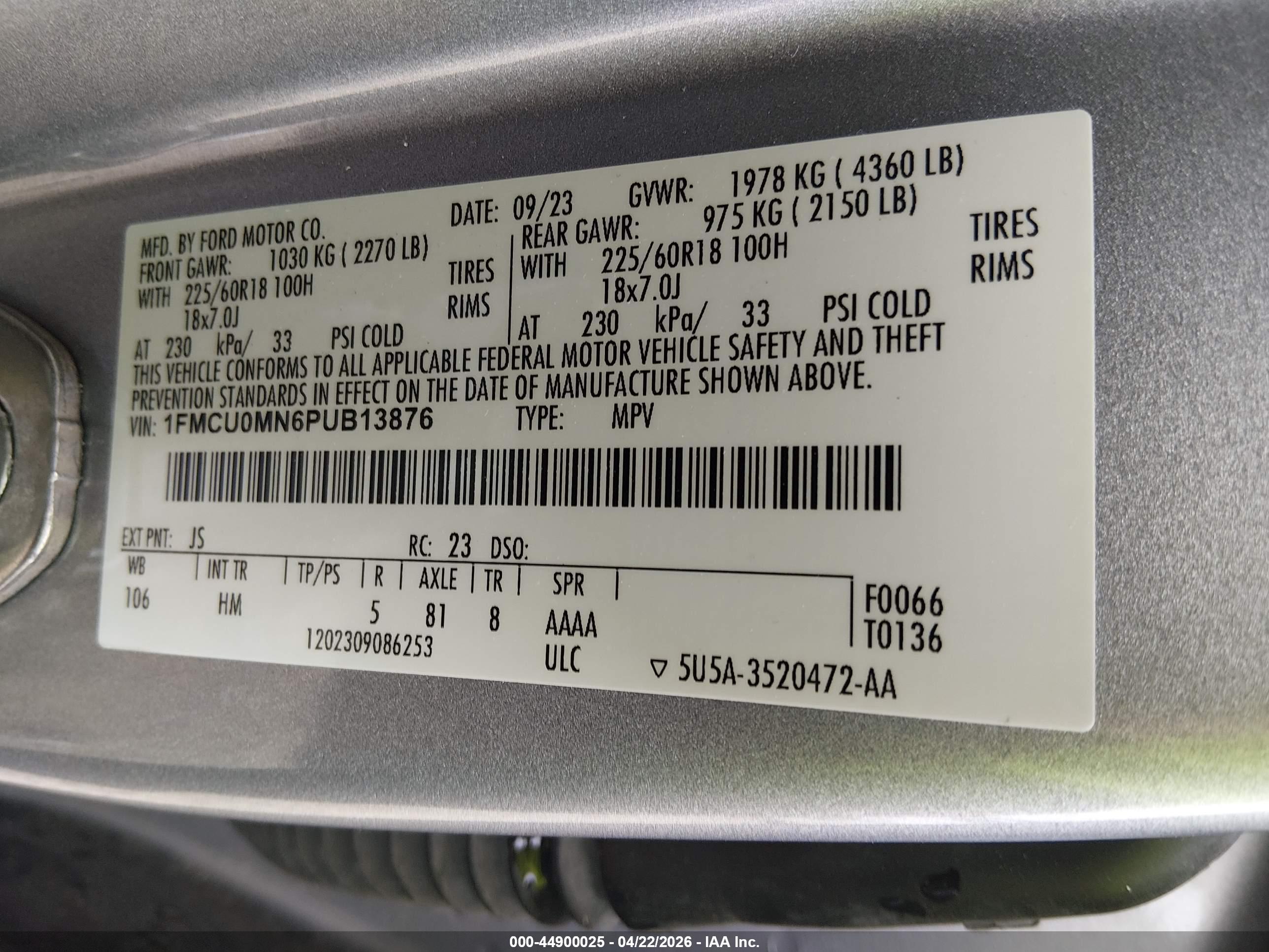 FORD ESCAPE image 9