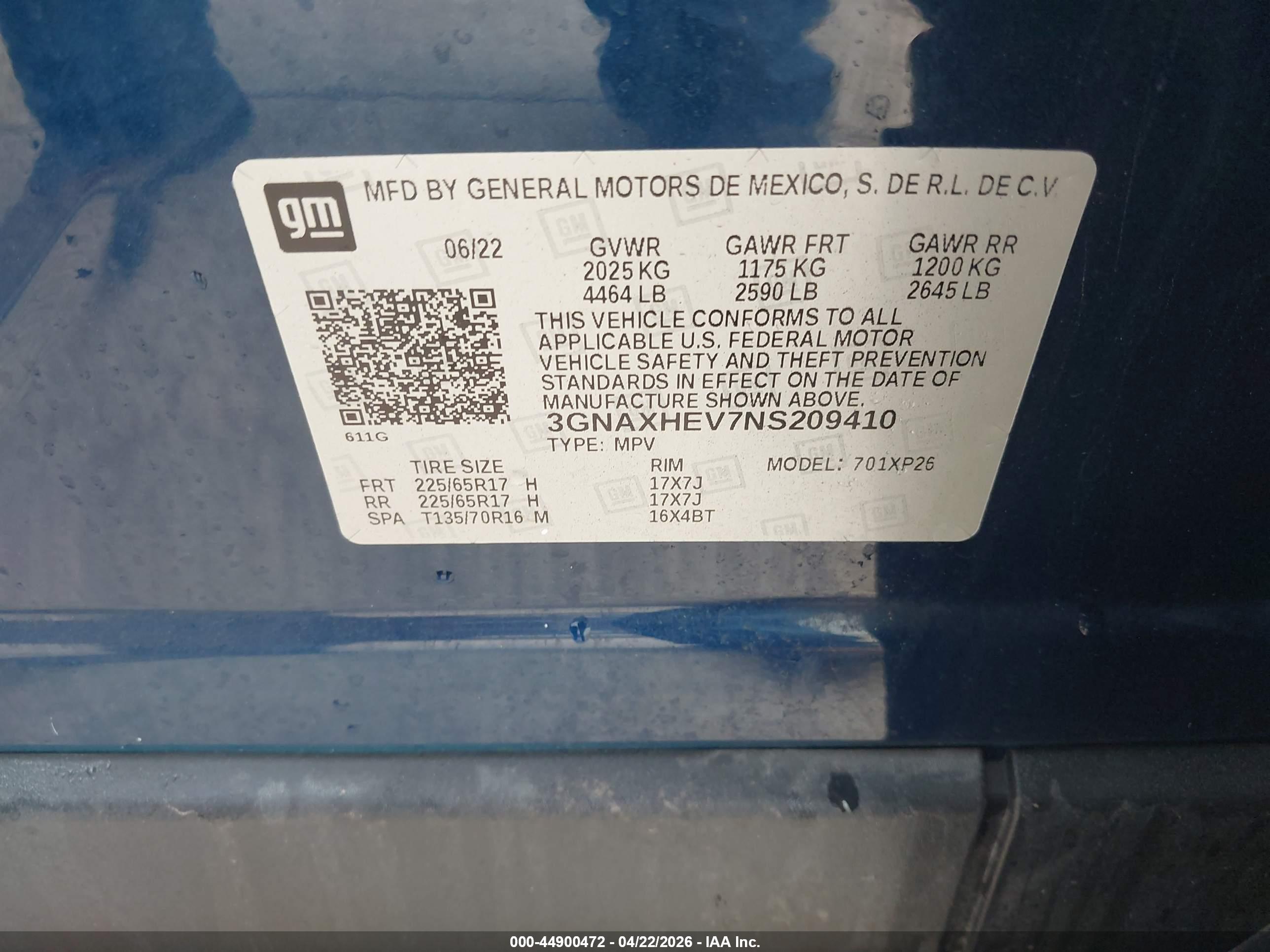 CHEVROLET EQUINOX image 9