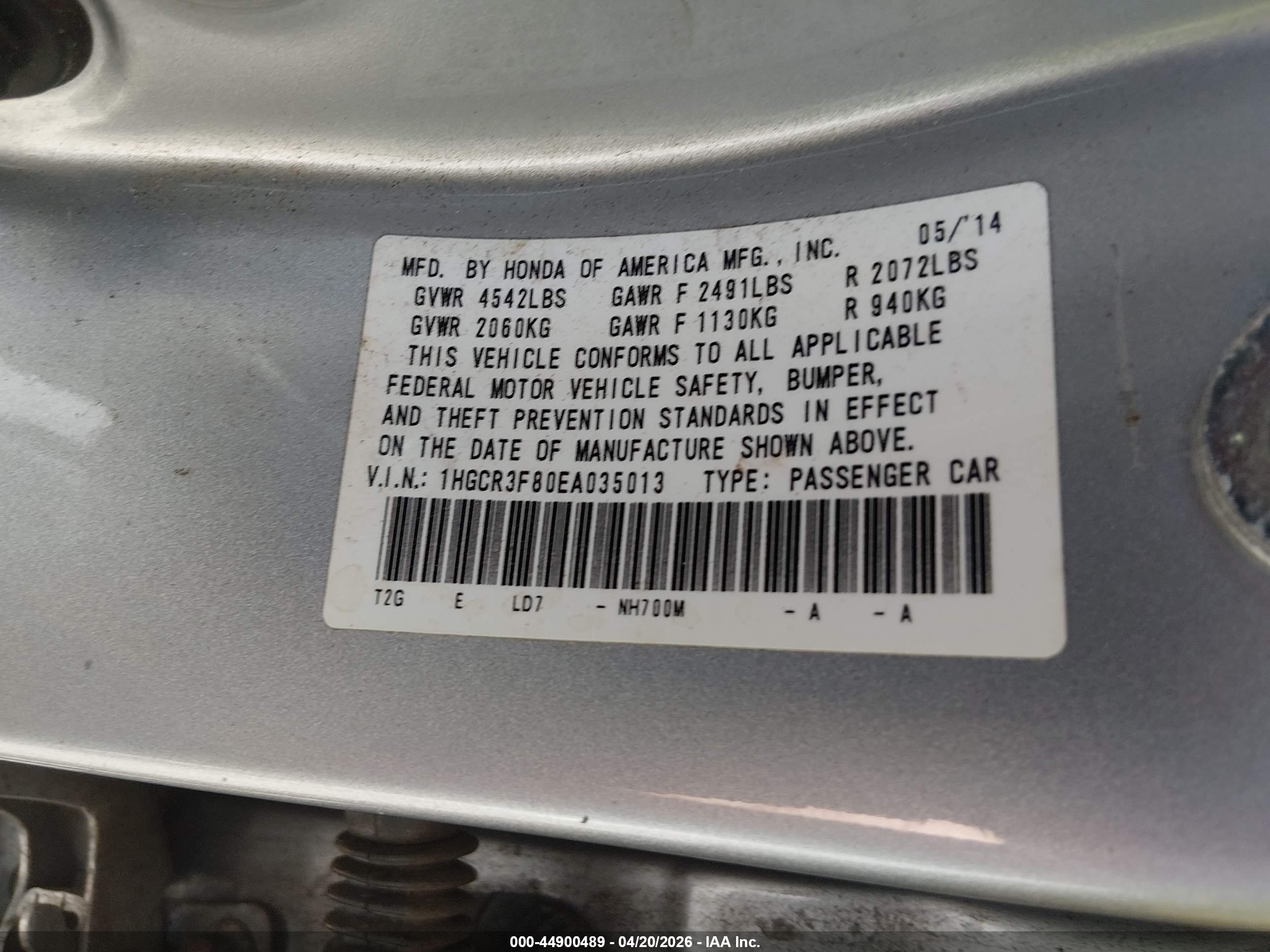 HONDA ACCORD image 9