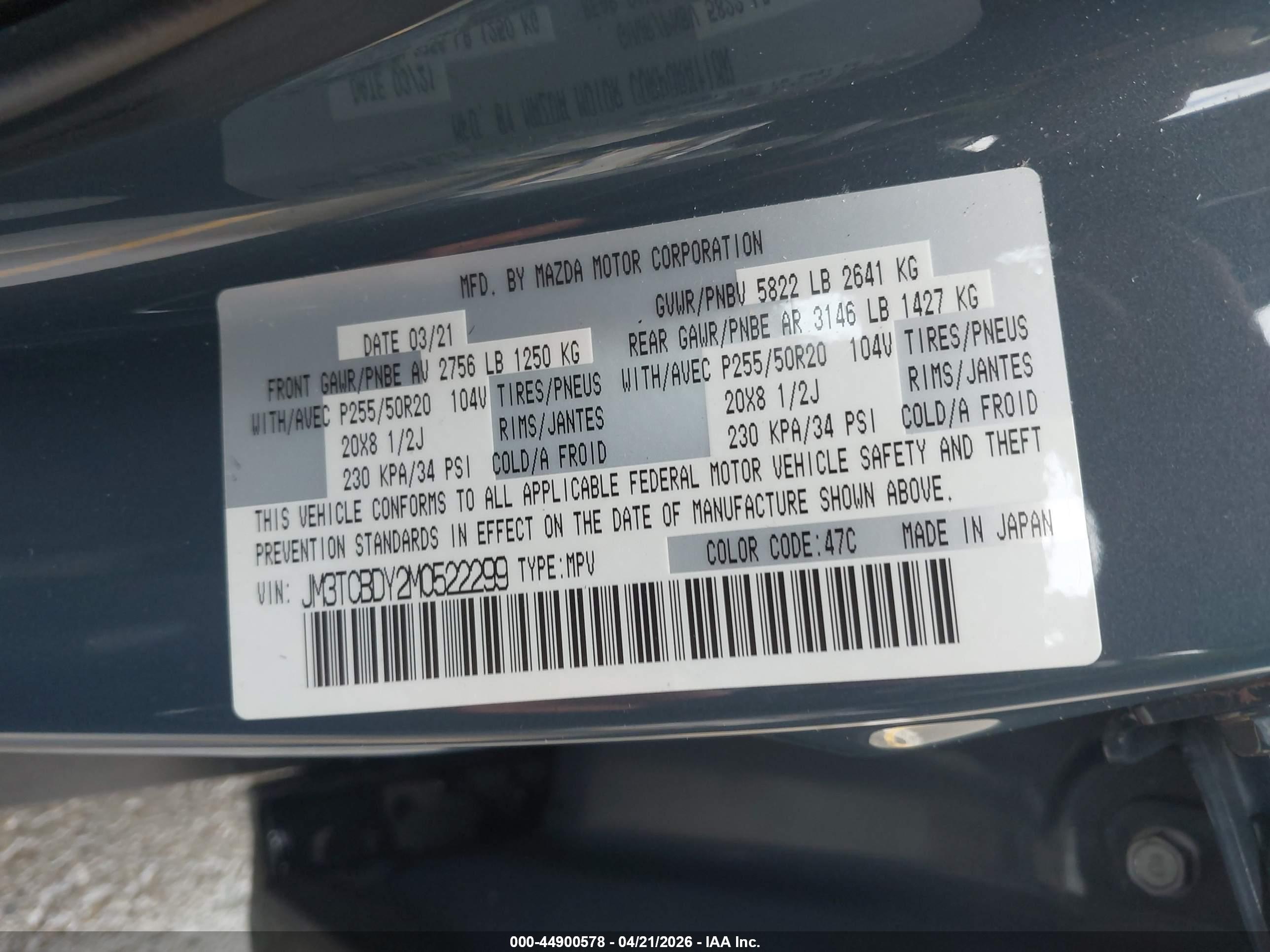 MAZDA CX-9 image 9