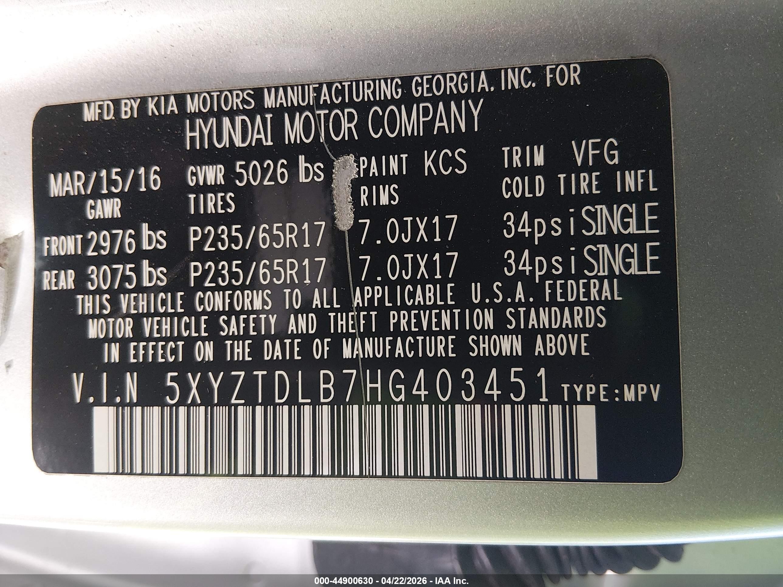 HYUNDAI SANTA image 9