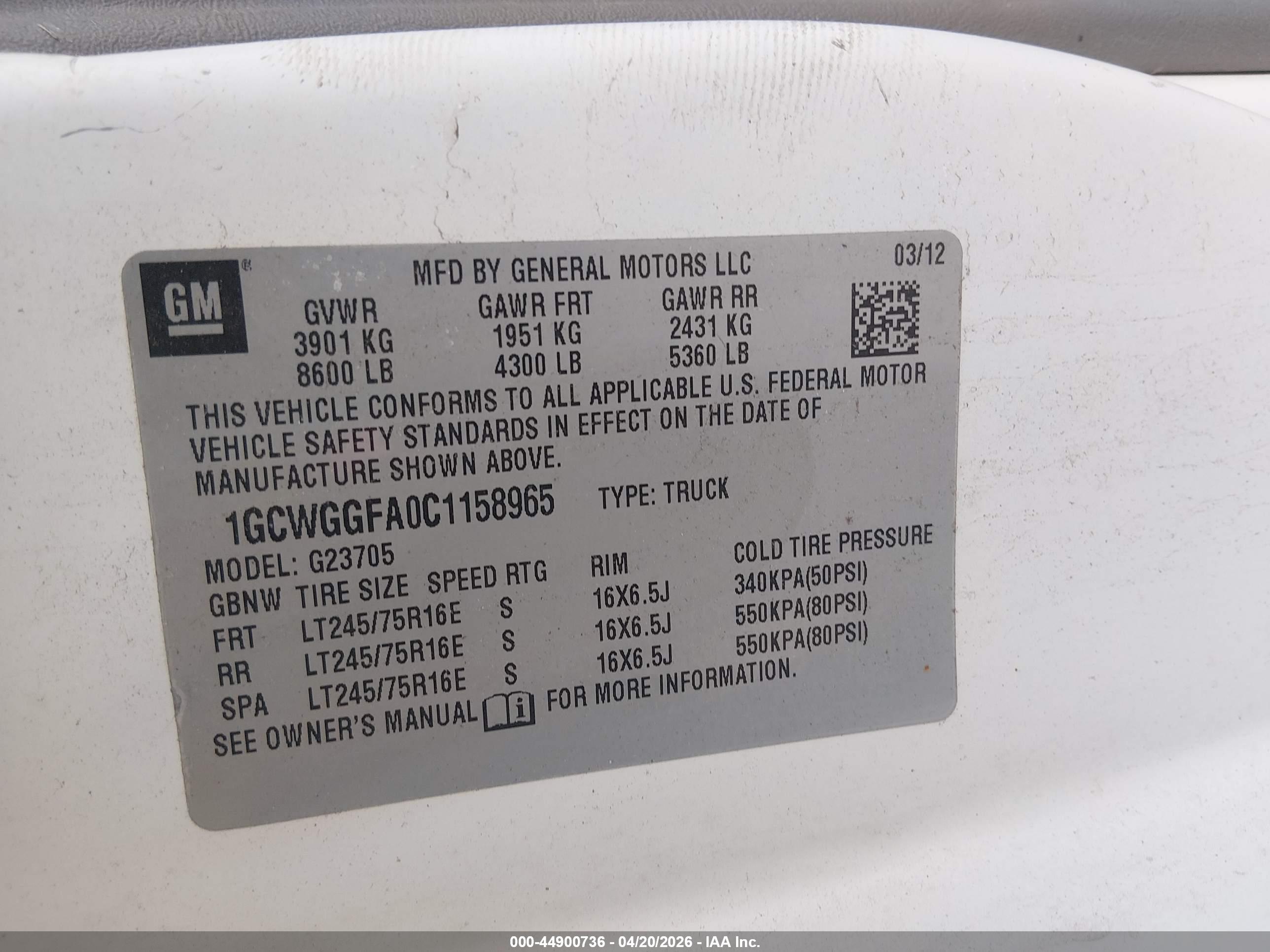 CHEVROLET EXPRESS image 9