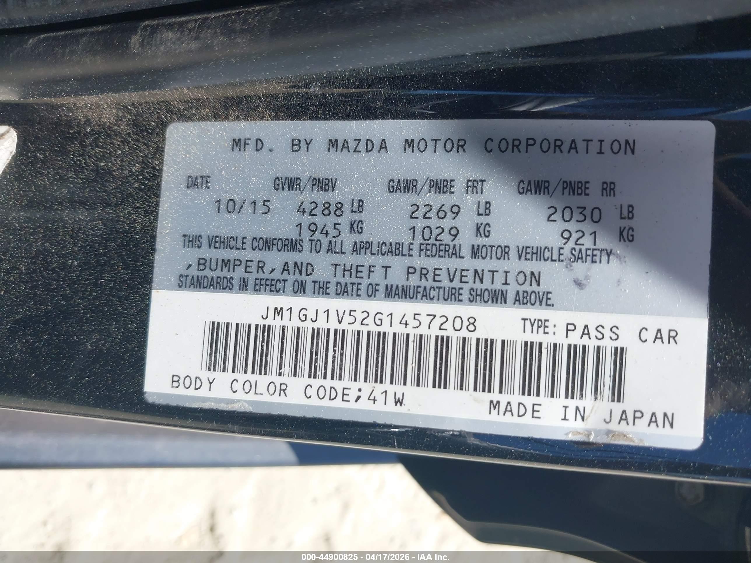 MAZDA MAZDA6 image 9