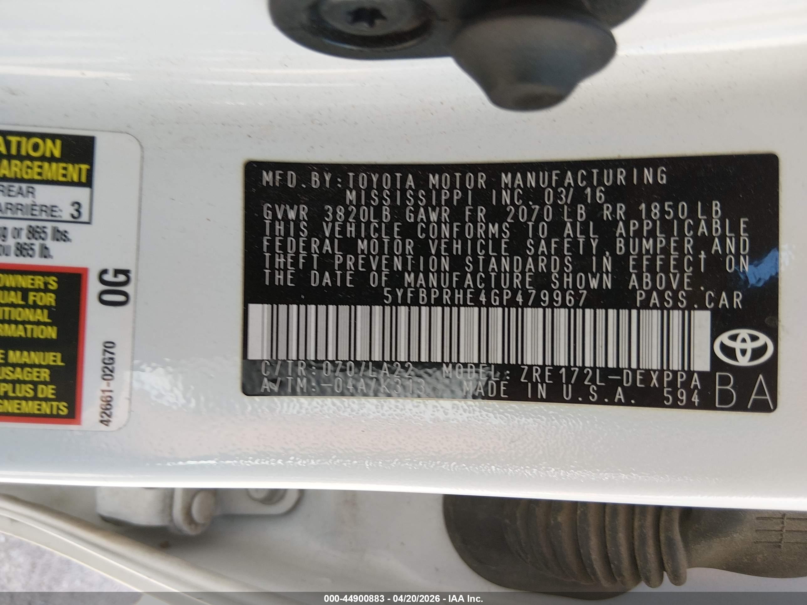 TOYOTA COROLLA image 9
