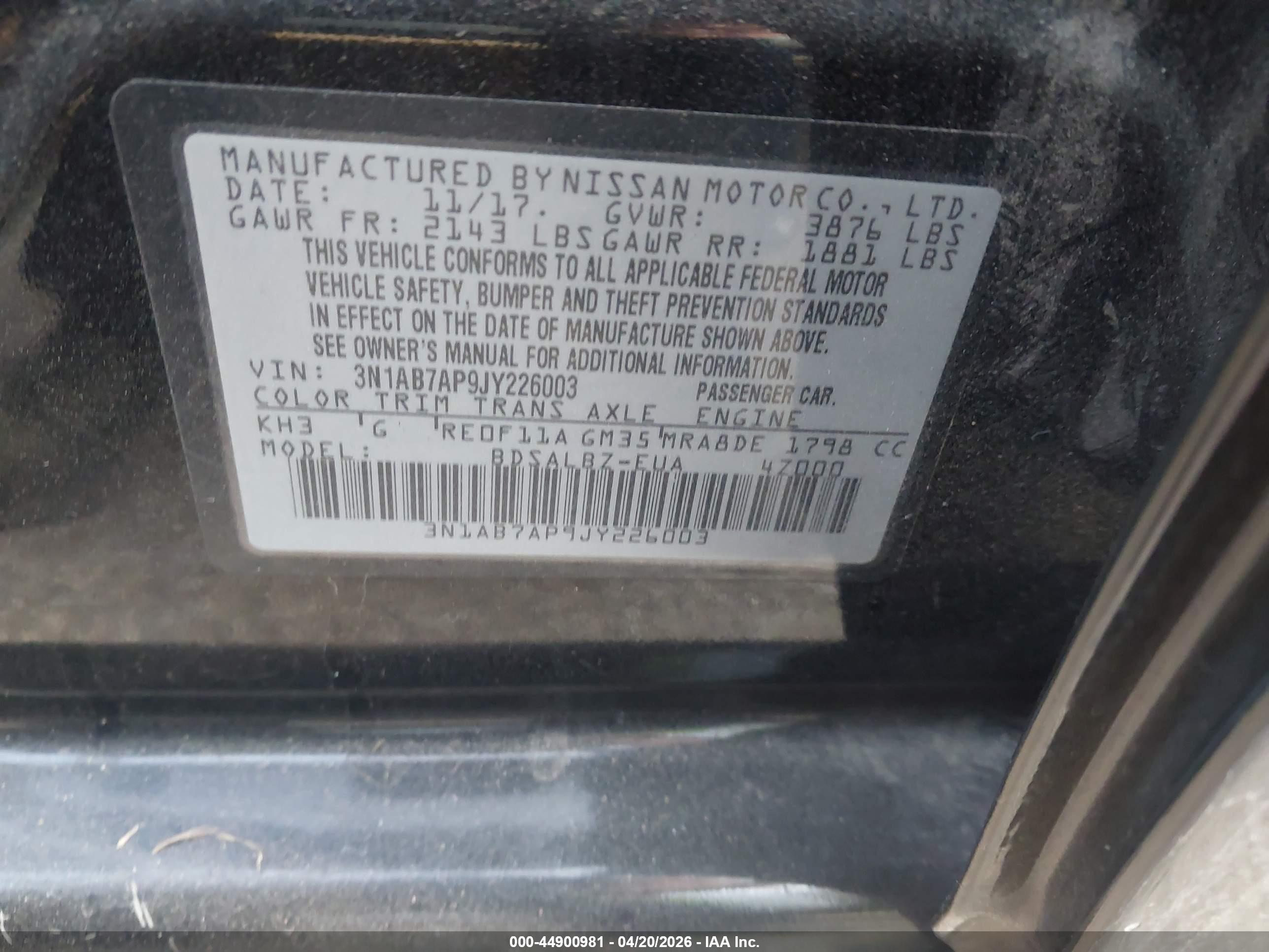 NISSAN SENTRA image 9