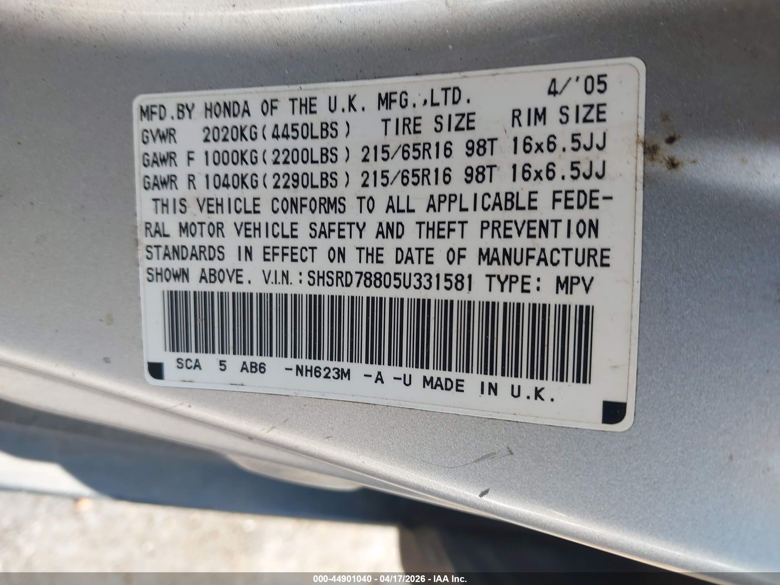 HONDA CR-V image 9
