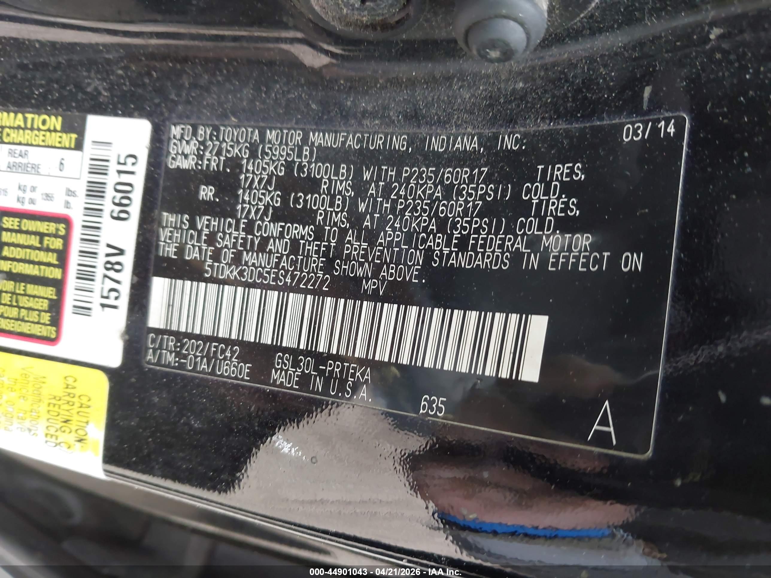 TOYOTA SIENNA image 9