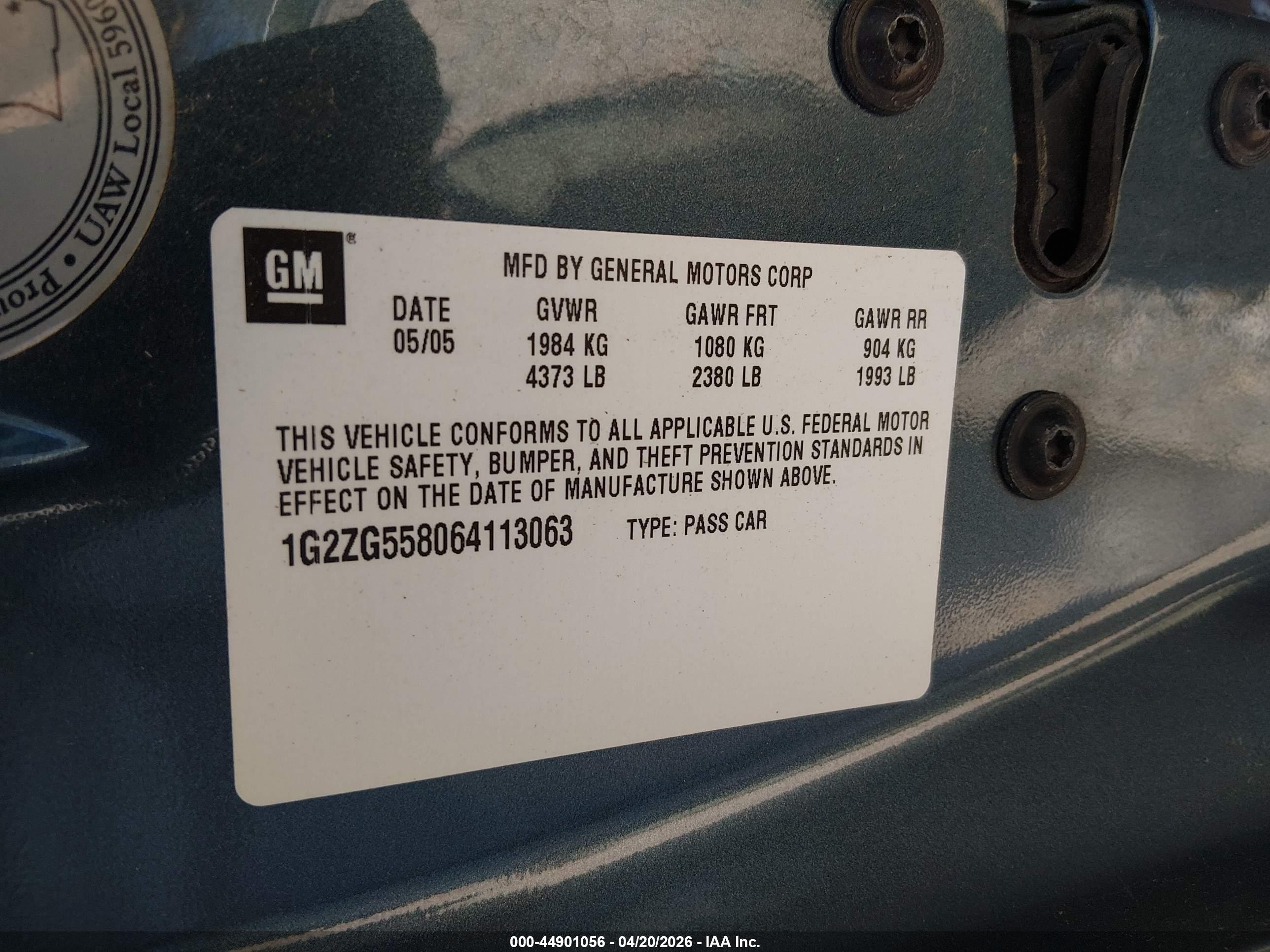 PONTIAC G6 image 9