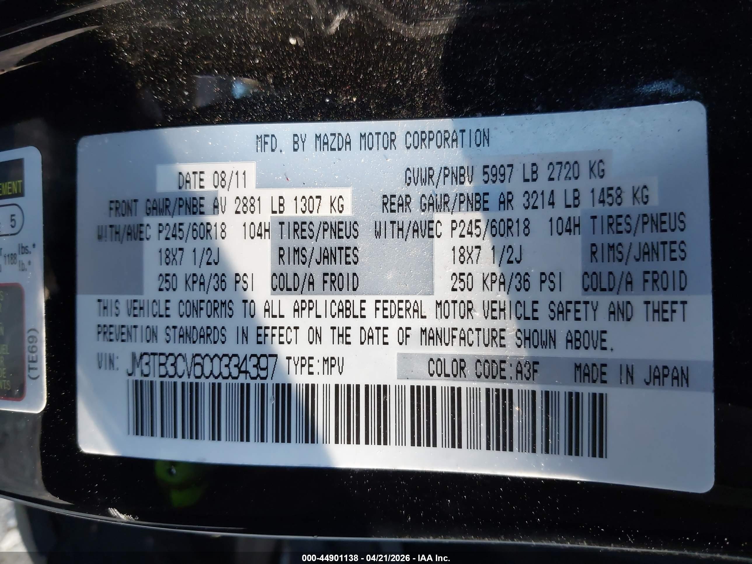 MAZDA CX-9 image 9