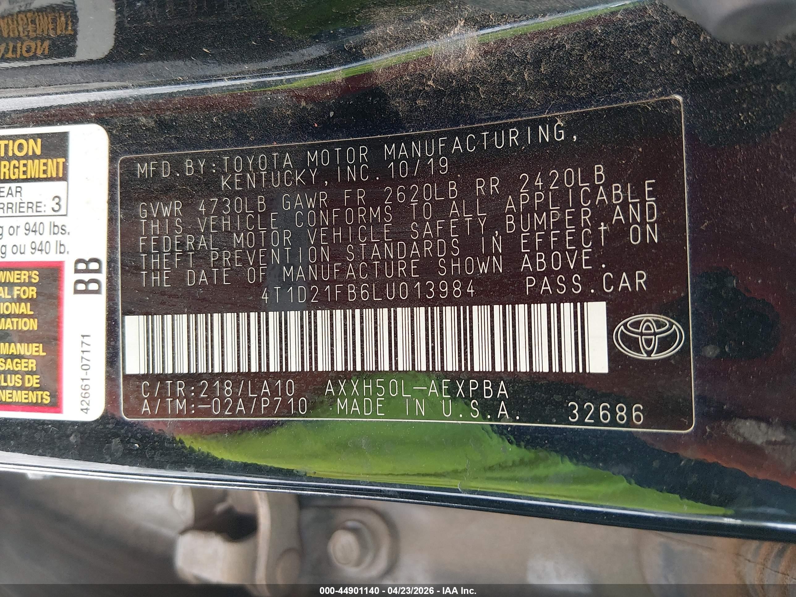 TOYOTA AVALON image 9