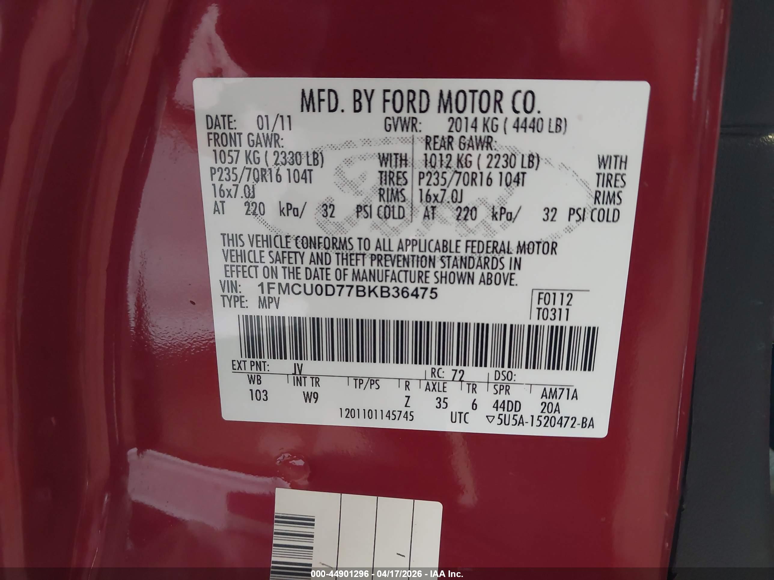FORD ESCAPE image 9