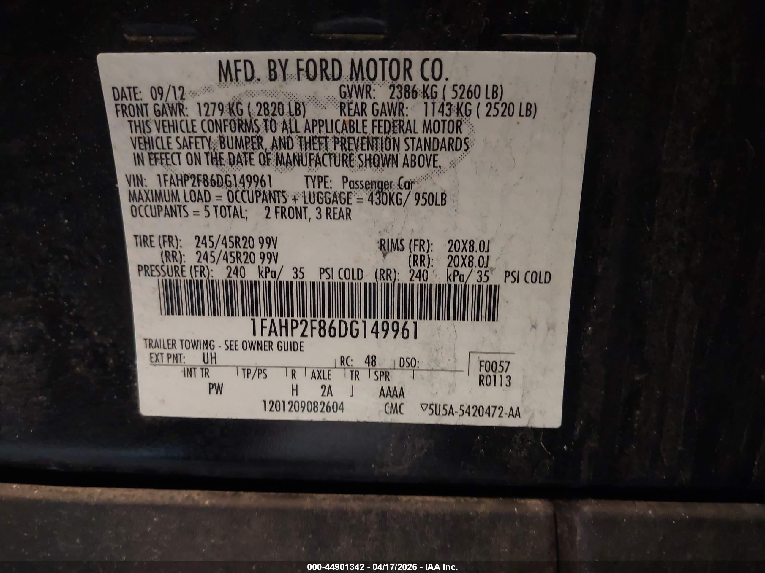 FORD TAURUS image 9