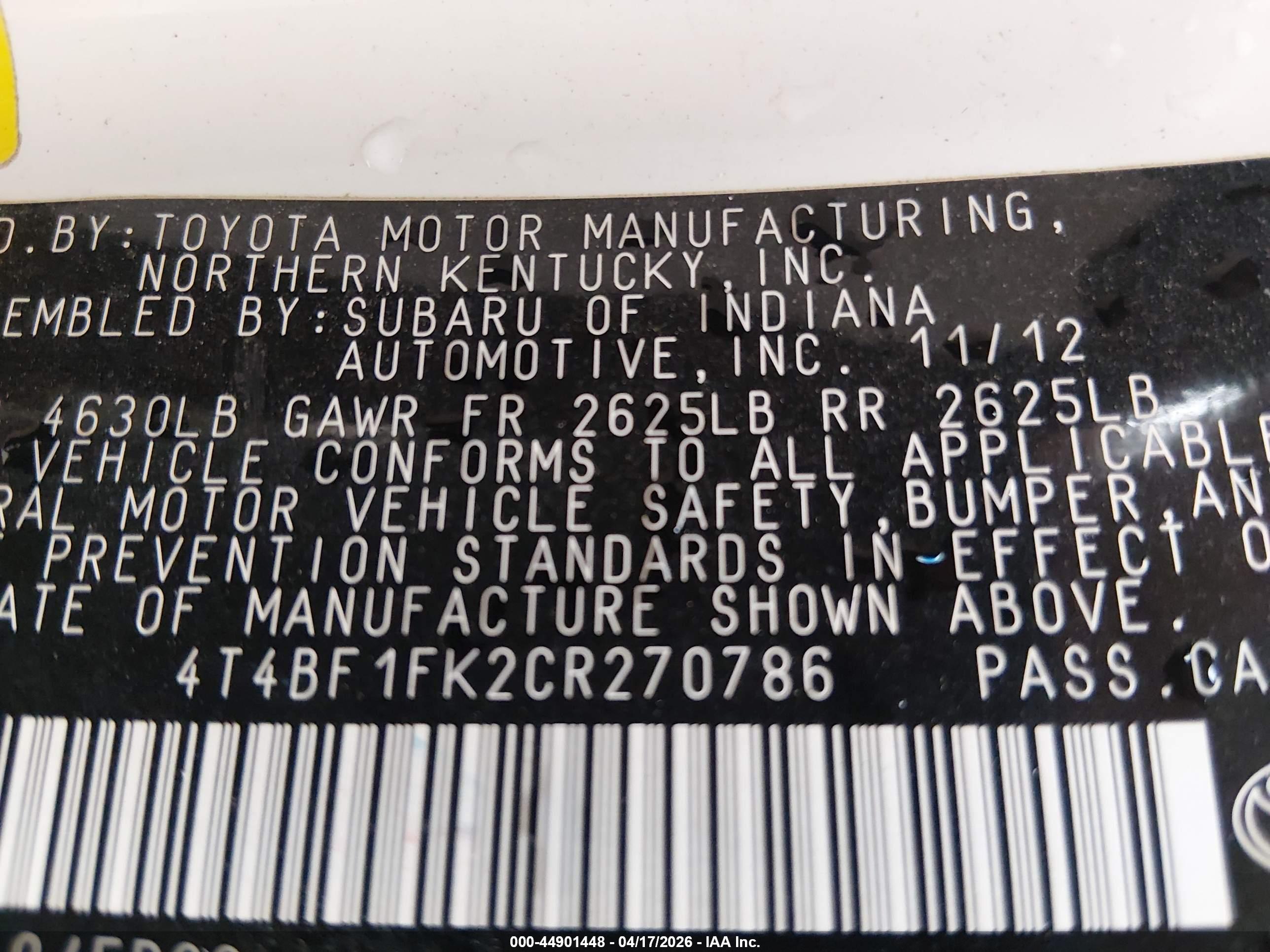 TOYOTA CAMRY image 9