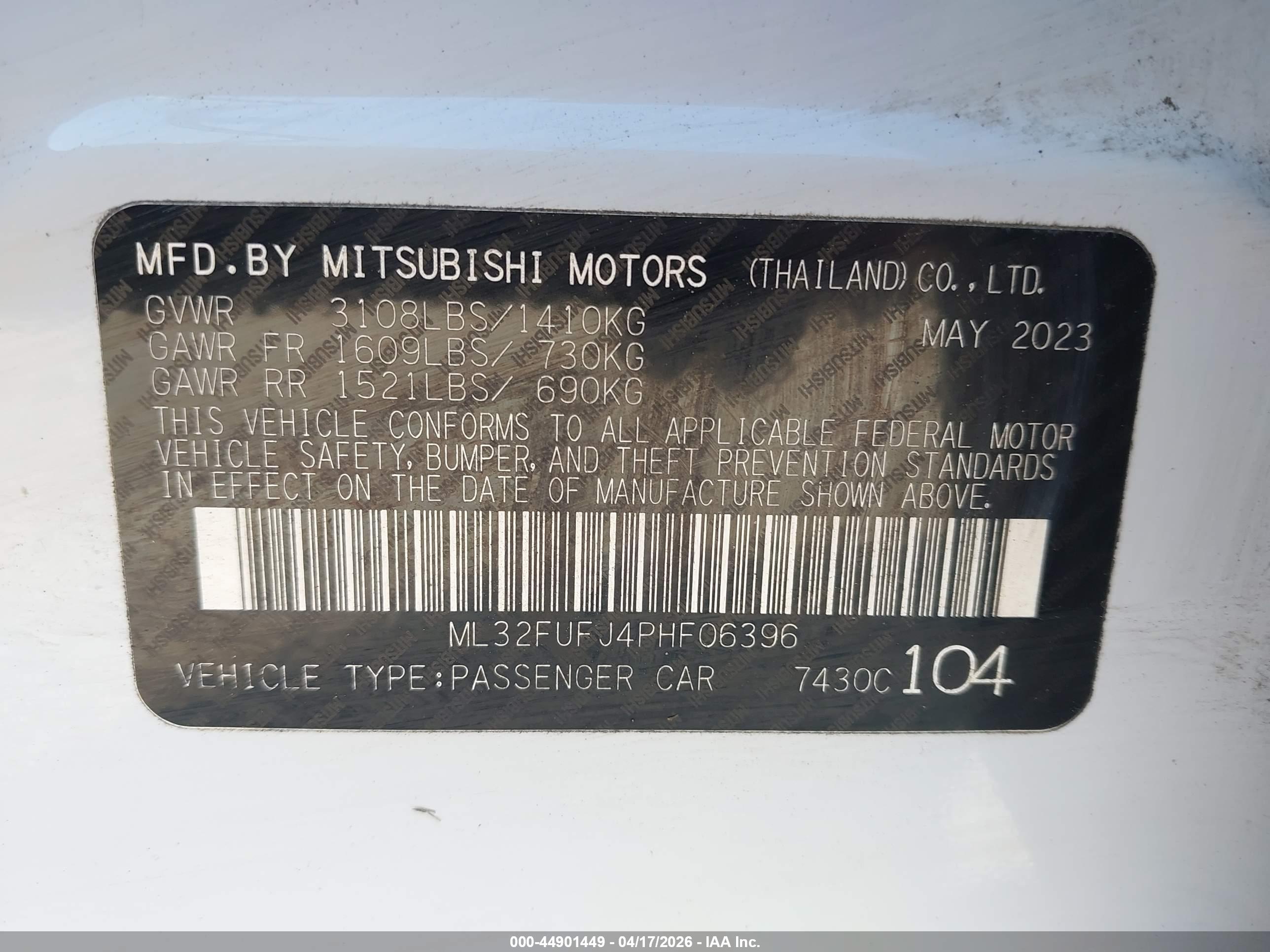 MITSUBISHI MIRAGE image 9