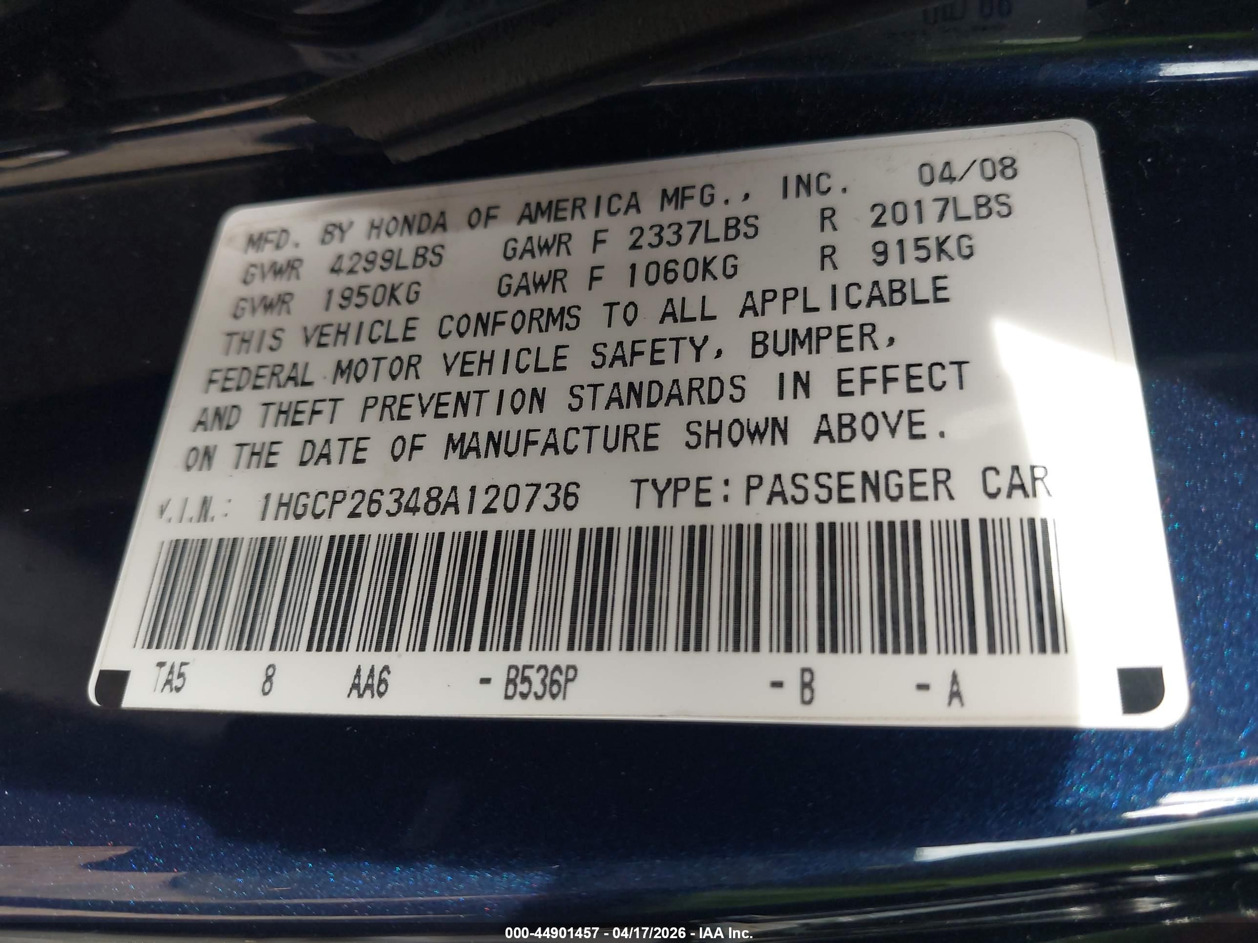 HONDA ACCORD image 9