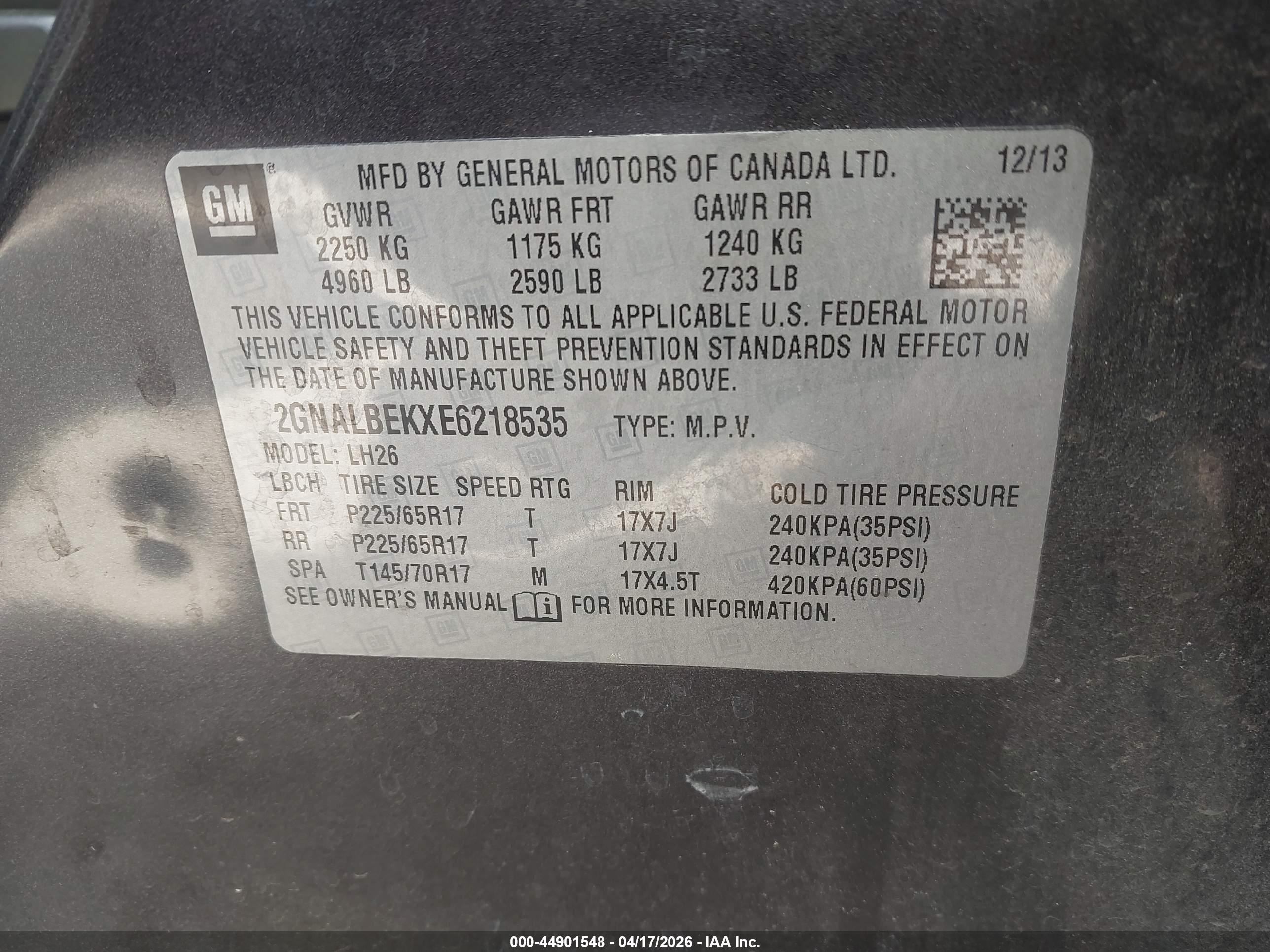 CHEVROLET EQUINOX image 9
