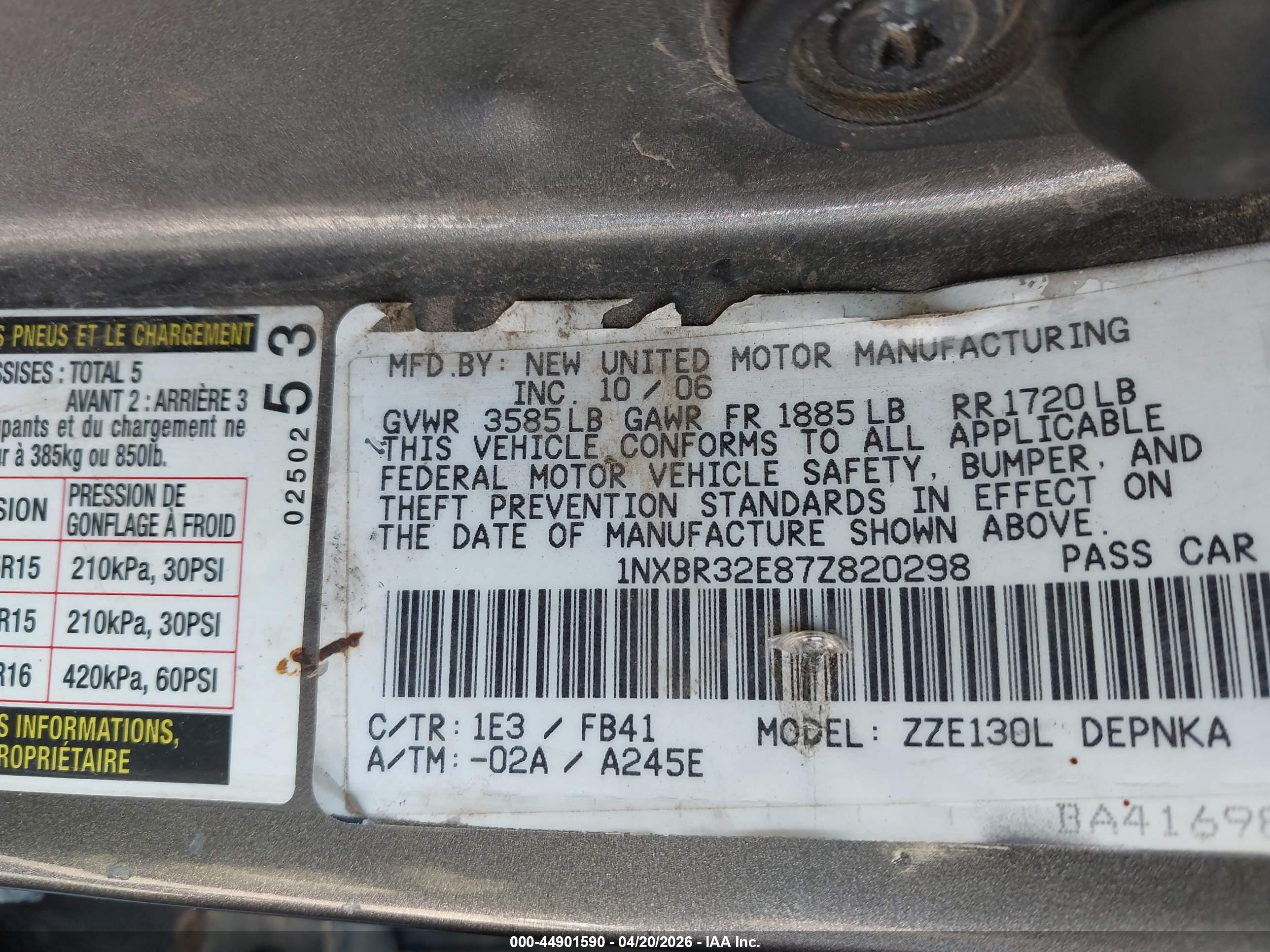 TOYOTA COROLLA image 9