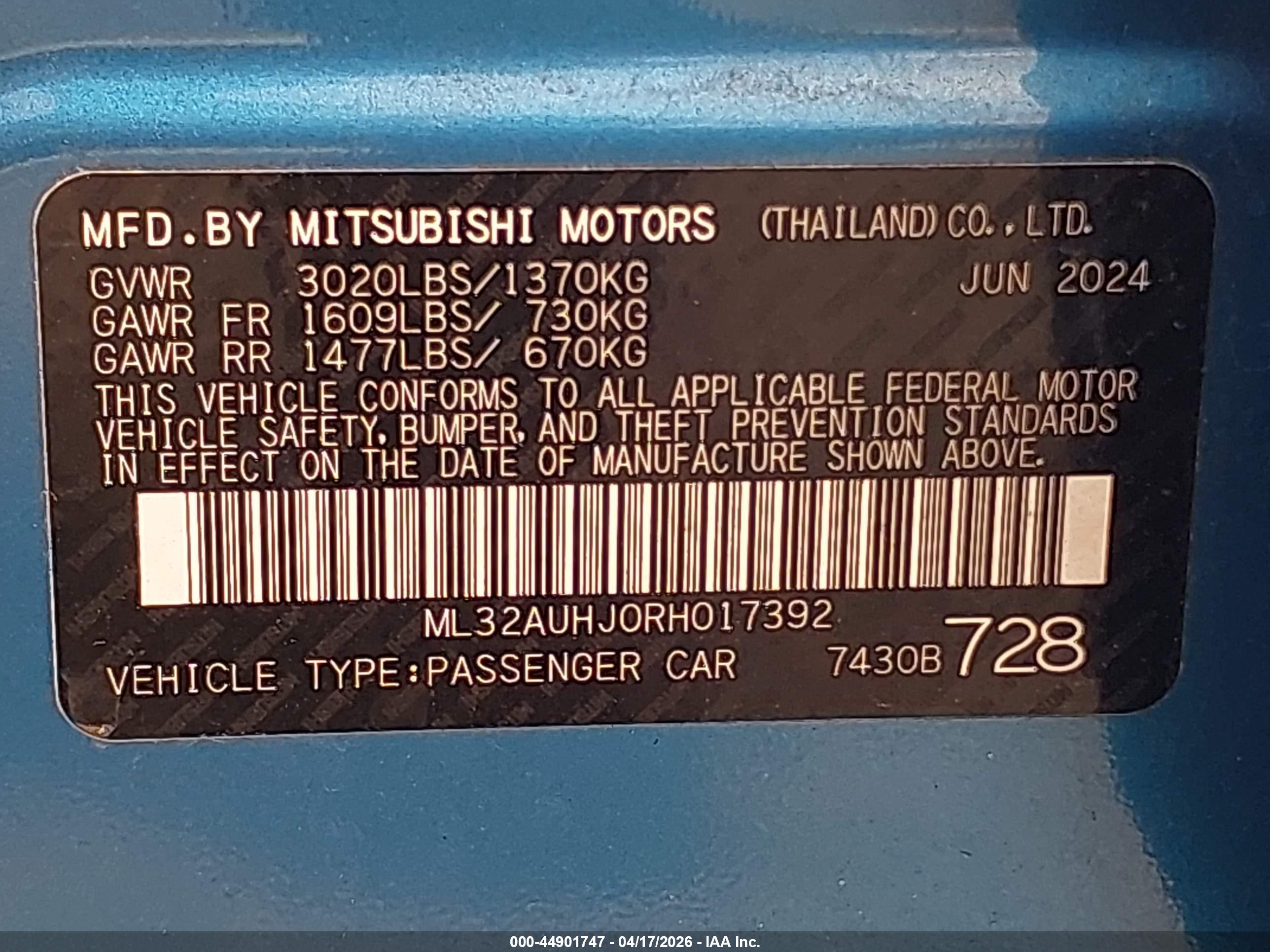MITSUBISHI MIRAGE image 9
