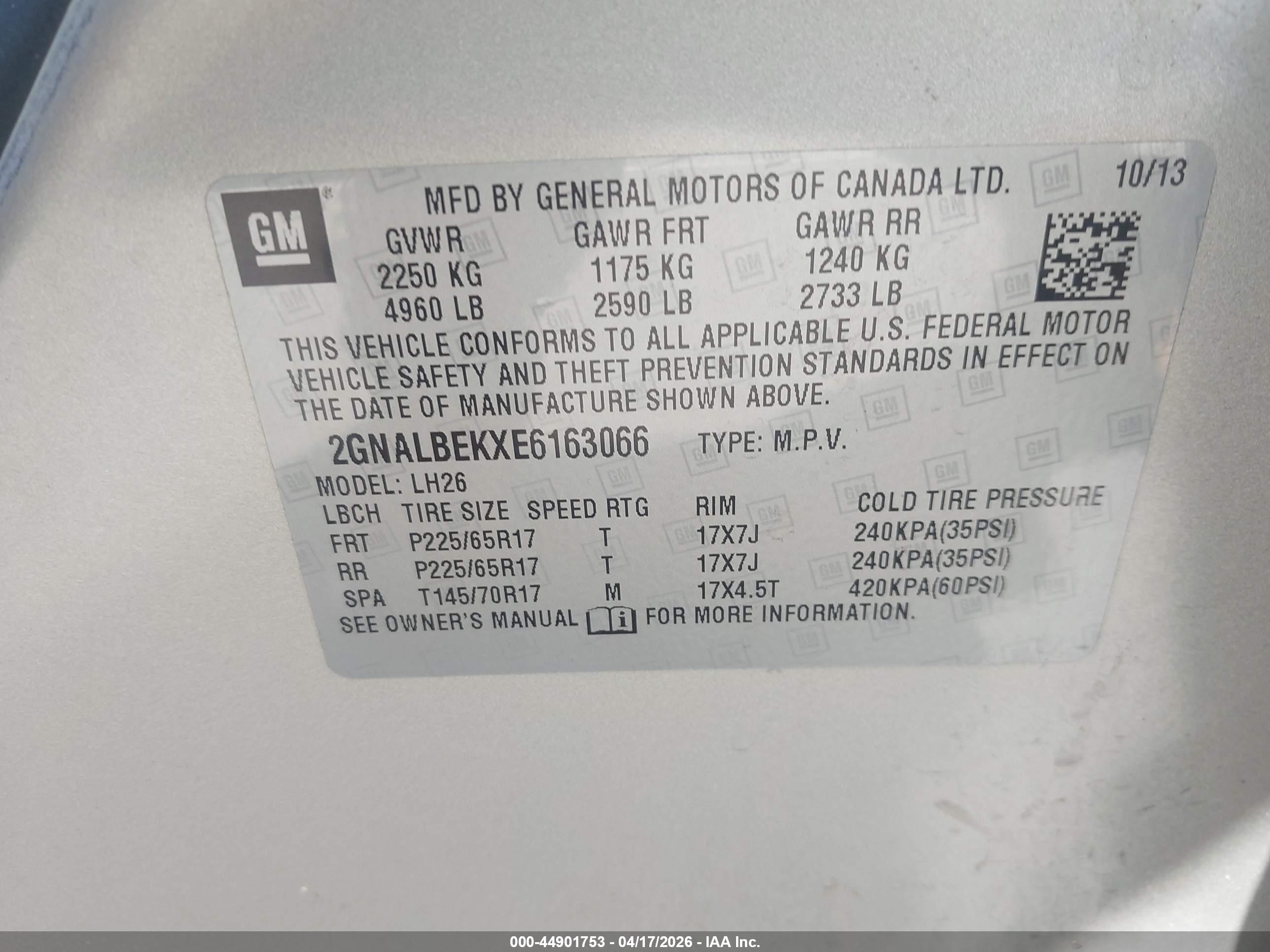 CHEVROLET EQUINOX image 9