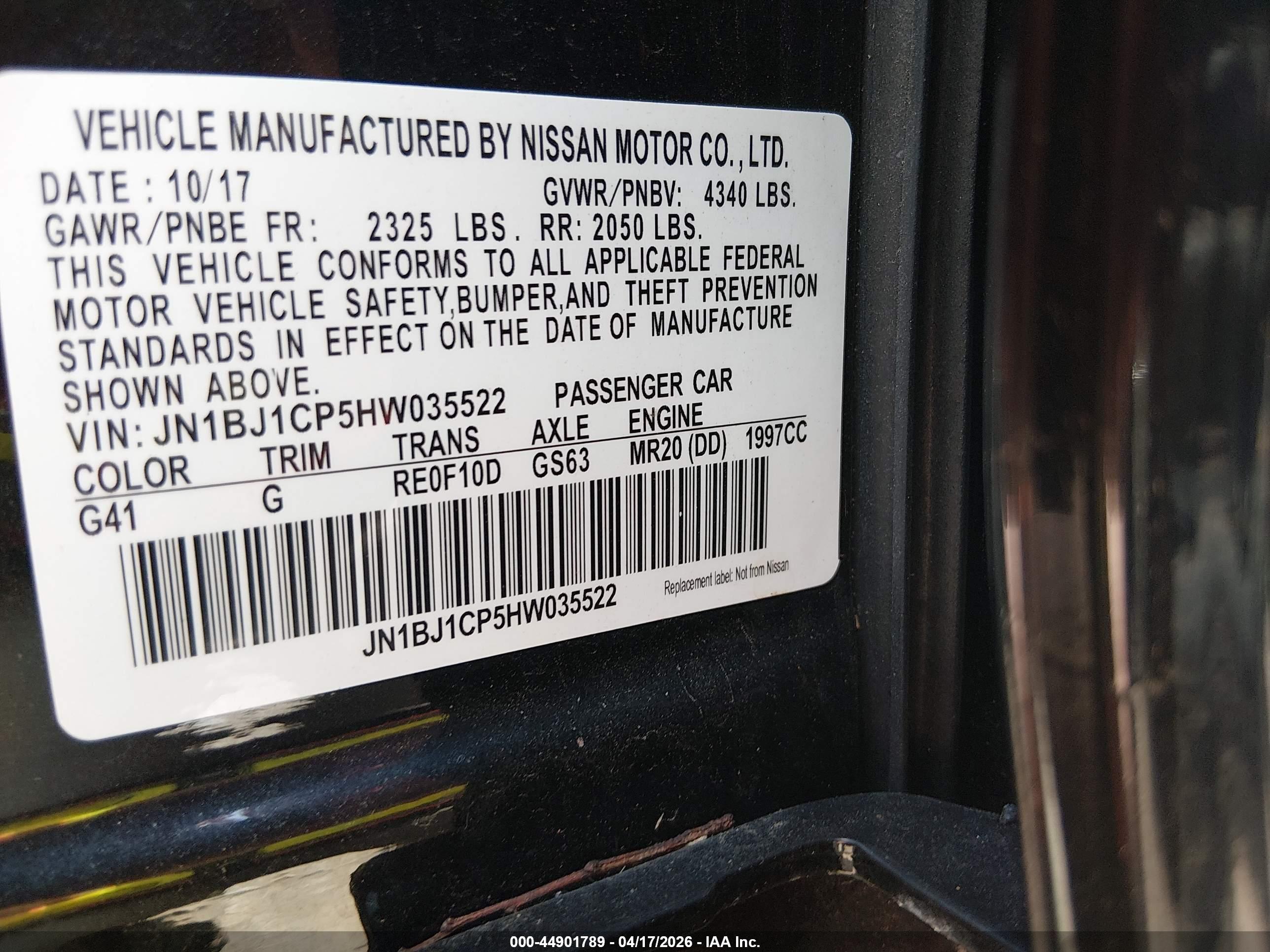 NISSAN ROGUE image 9
