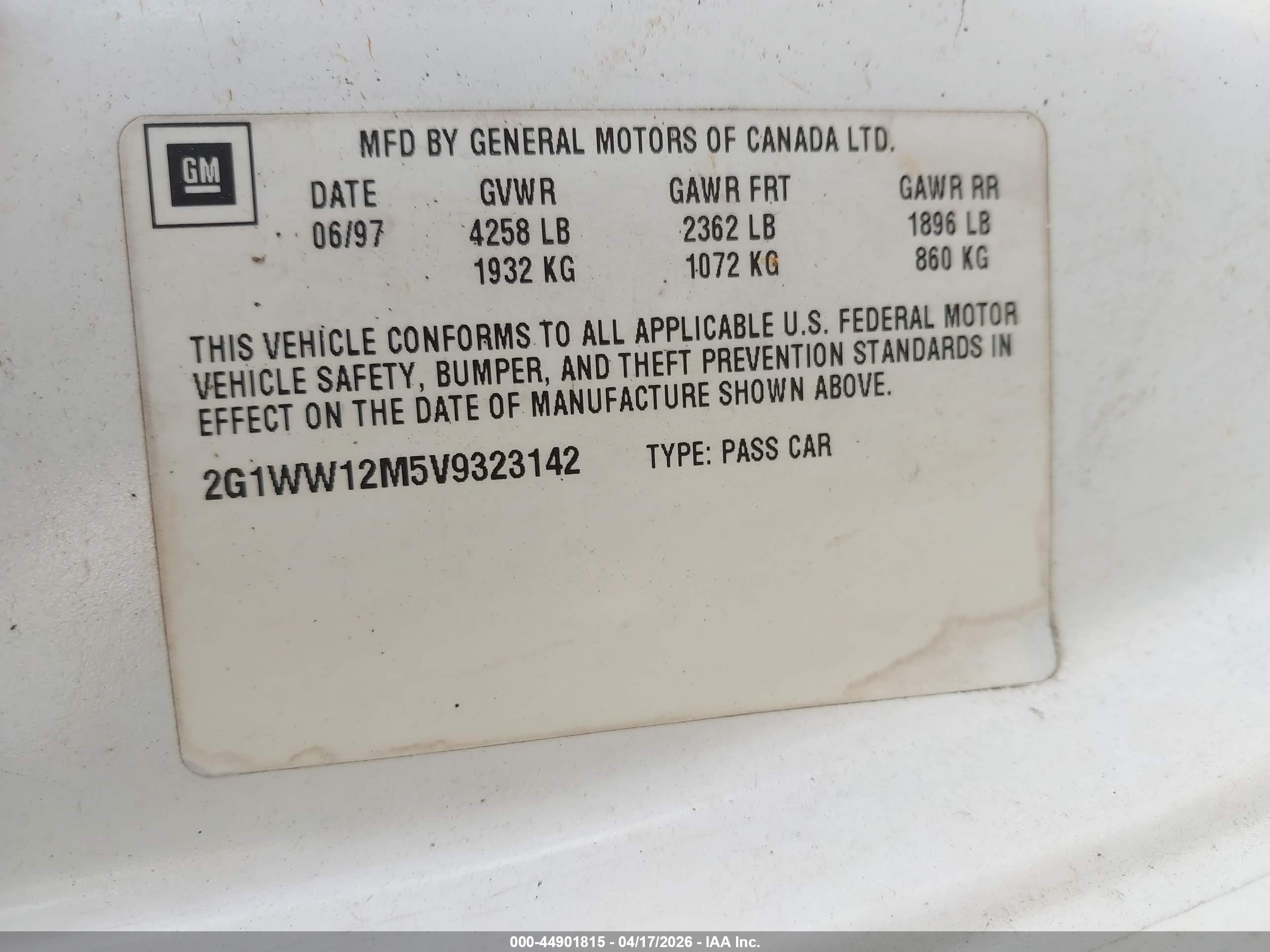 CHEVROLET MONTE image 9