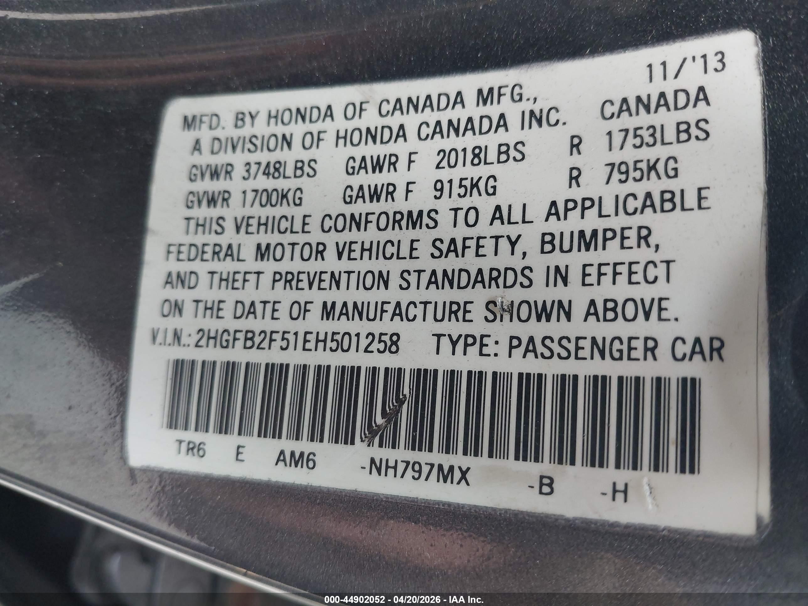HONDA CIVIC image 9