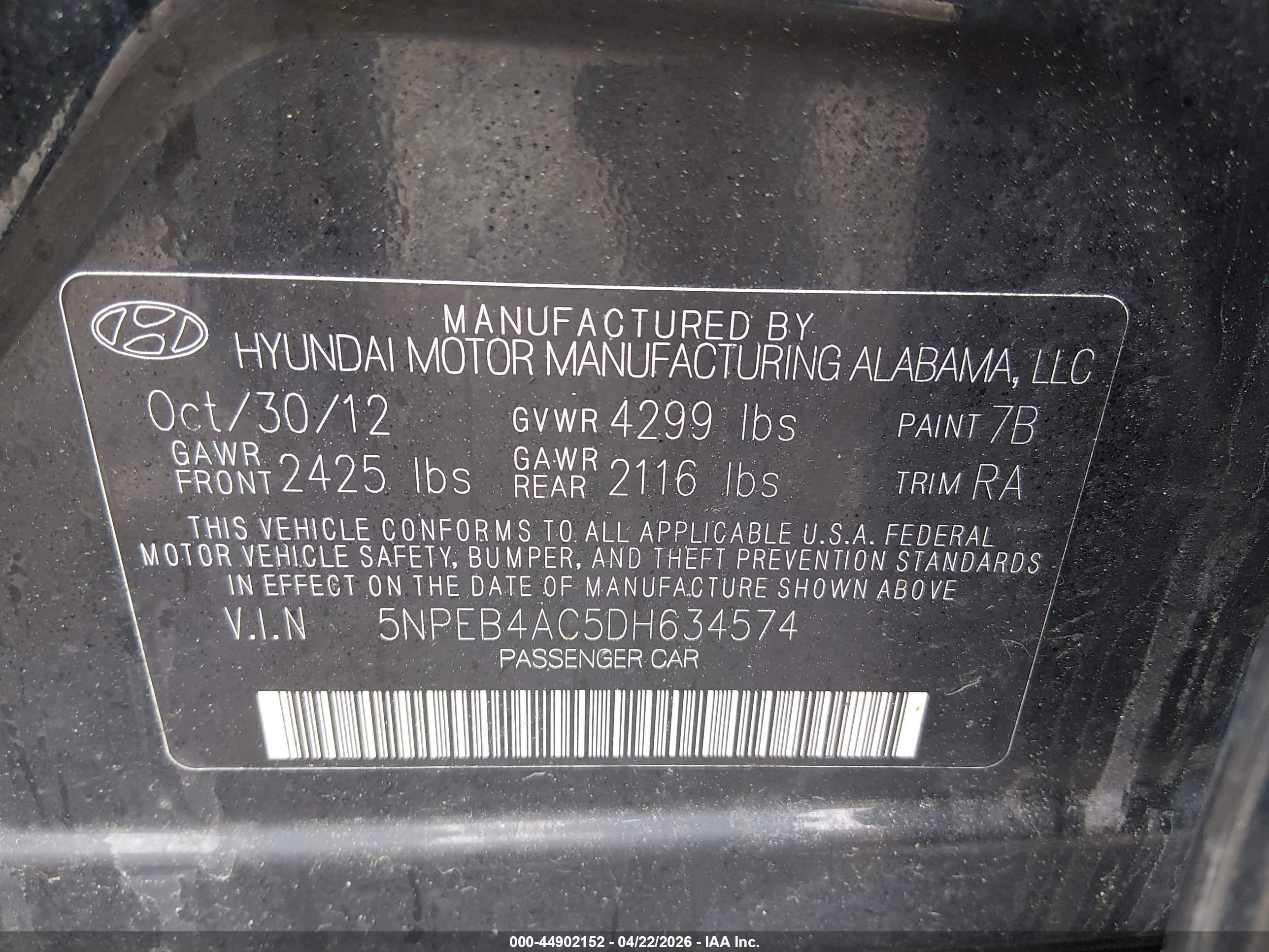 HYUNDAI SONATA image 9