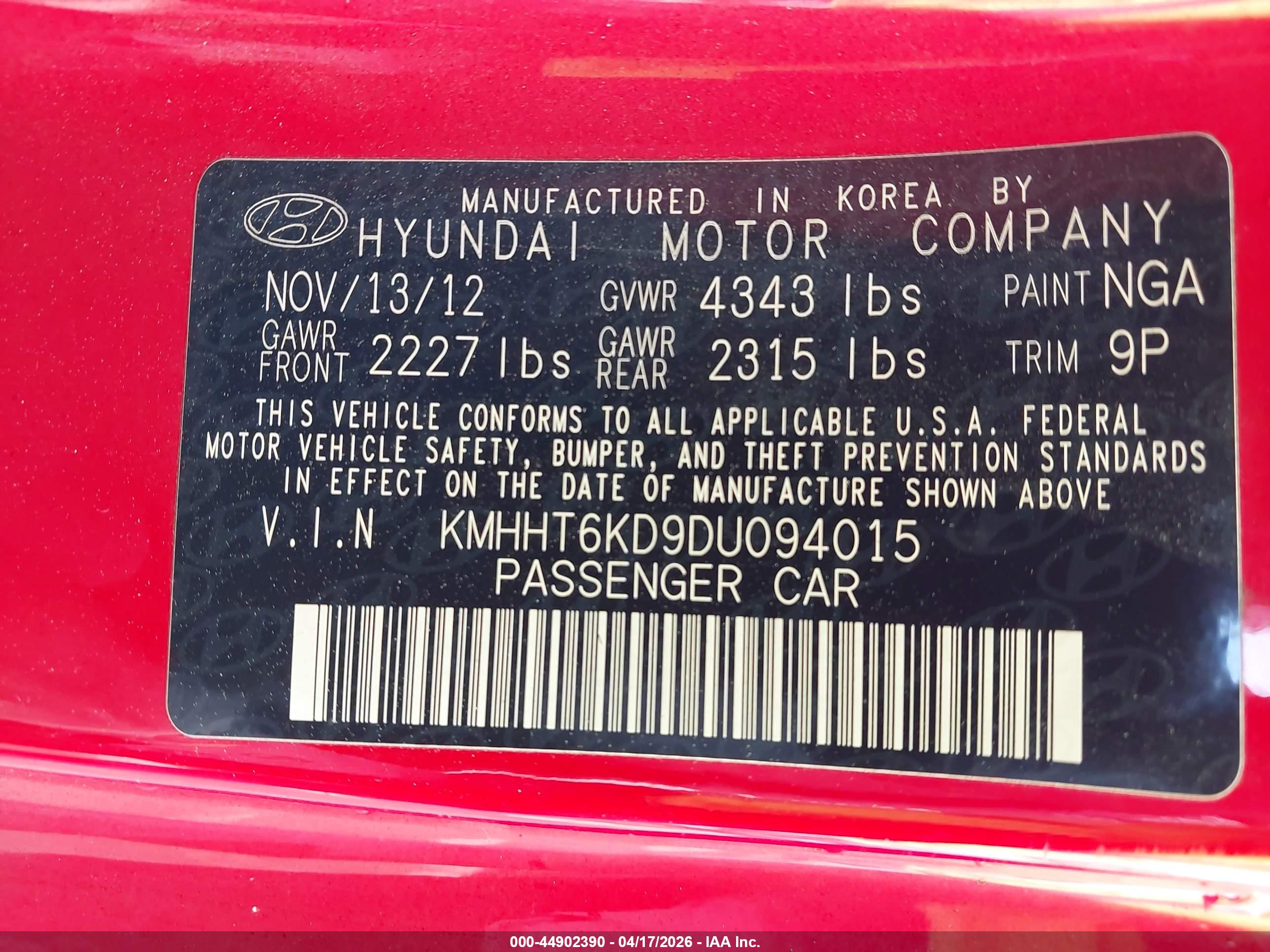 HYUNDAI GENESIS image 9