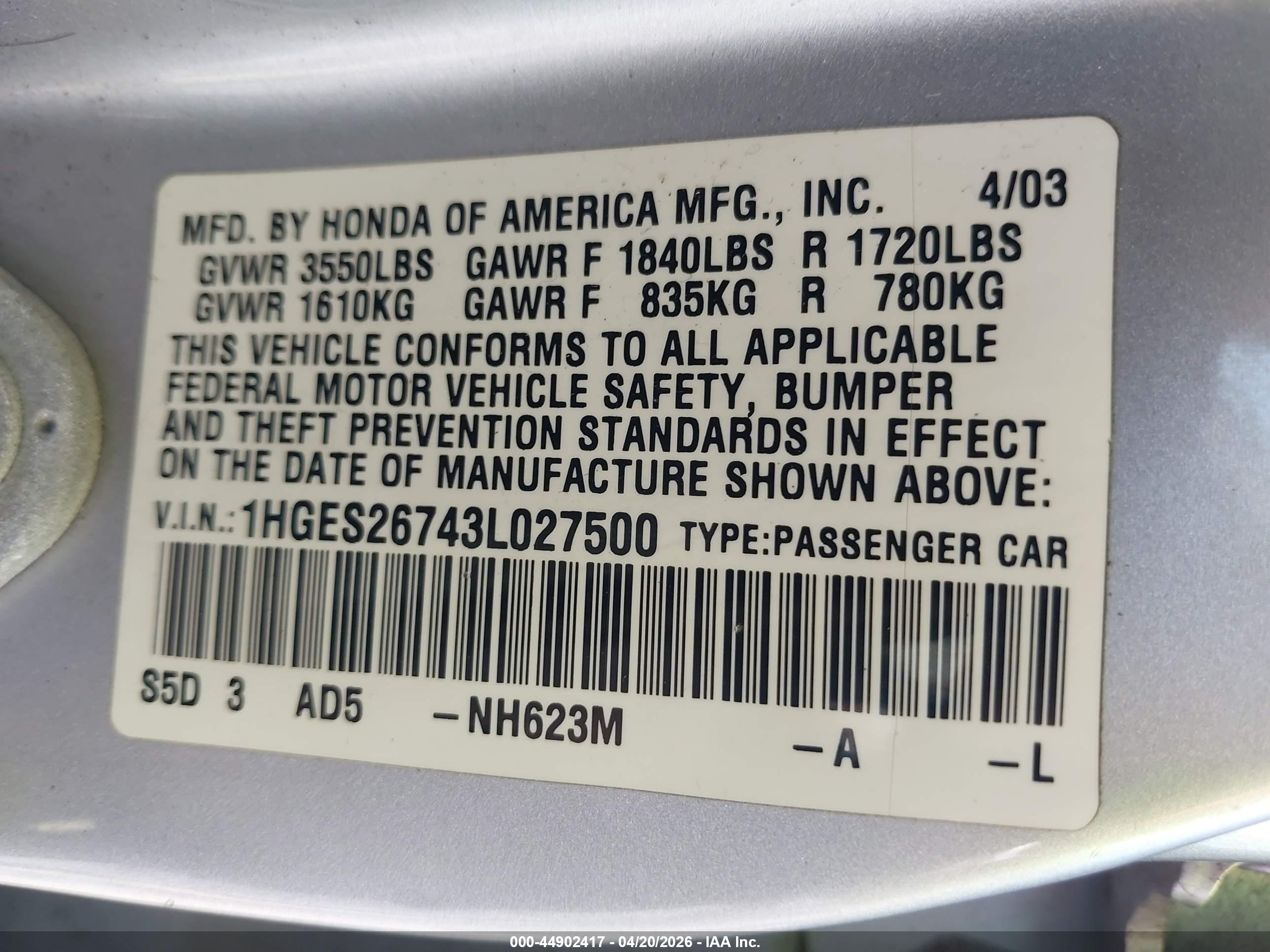 HONDA CIVIC image 9