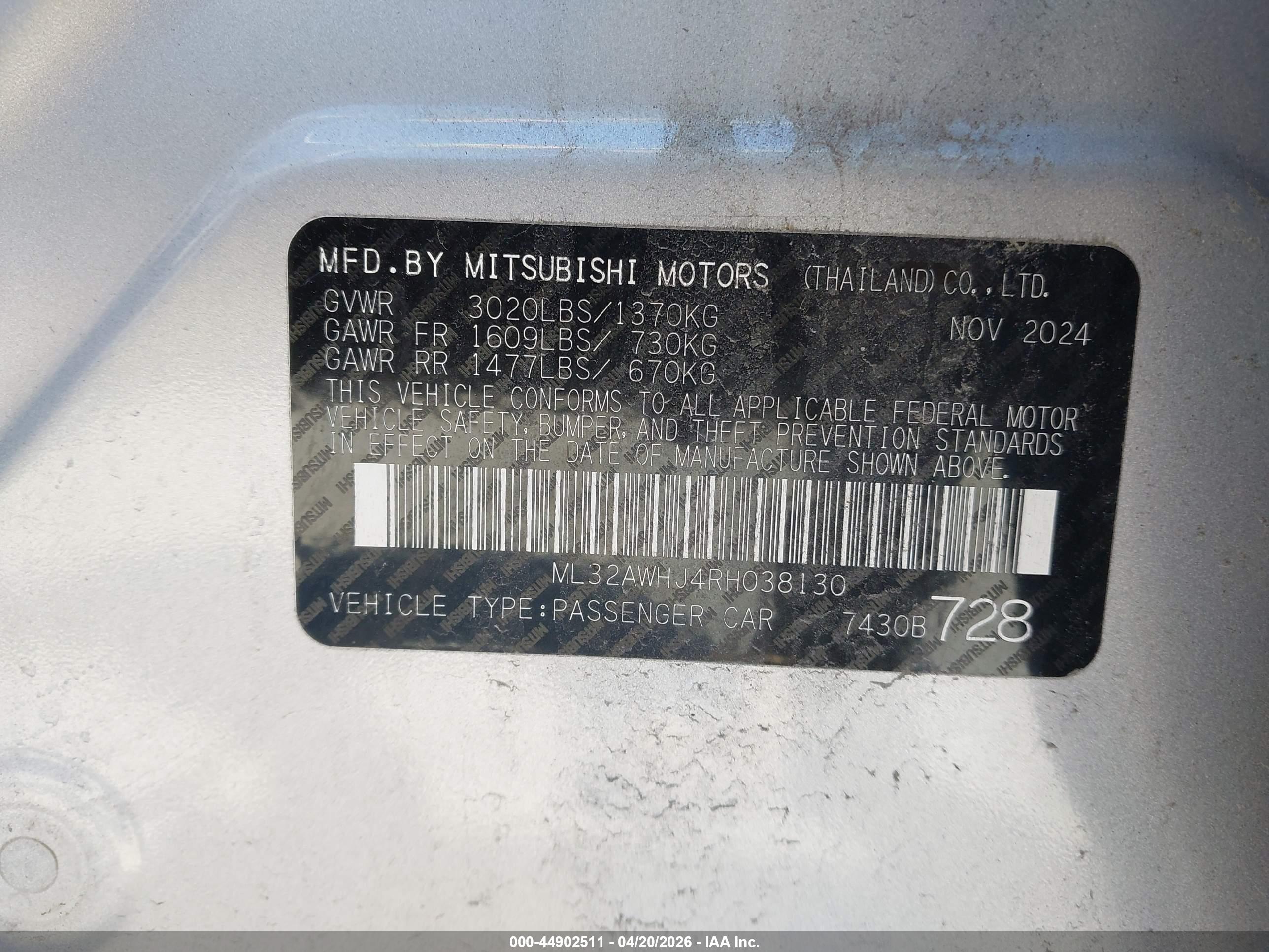 MITSUBISHI MIRAGE image 9