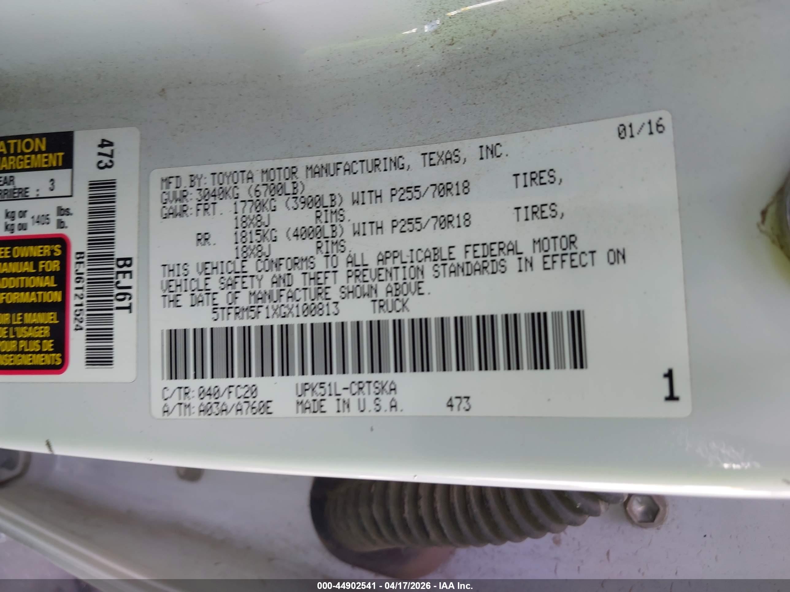 TOYOTA TUNDRA image 9