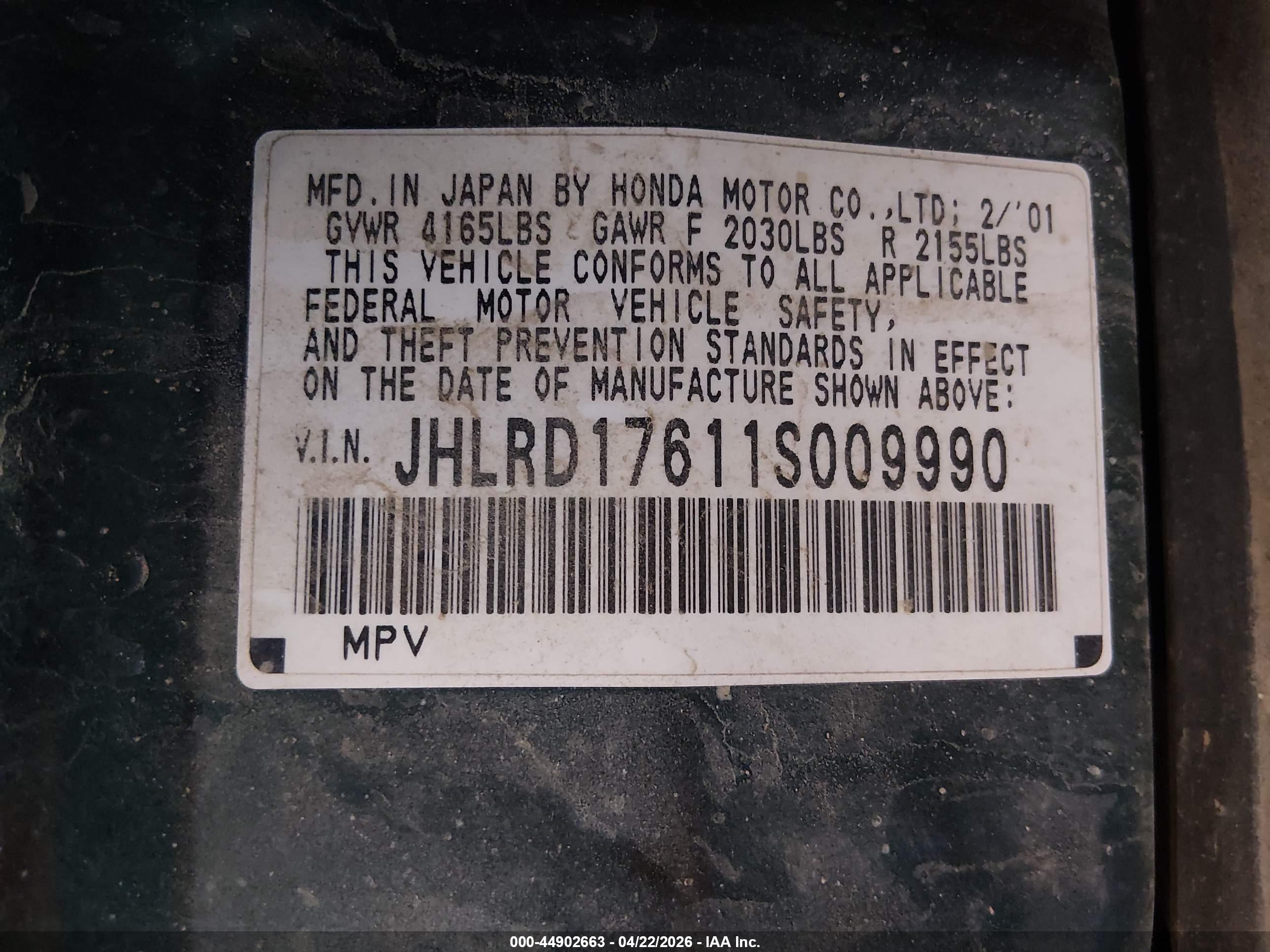 HONDA CR-V image 9