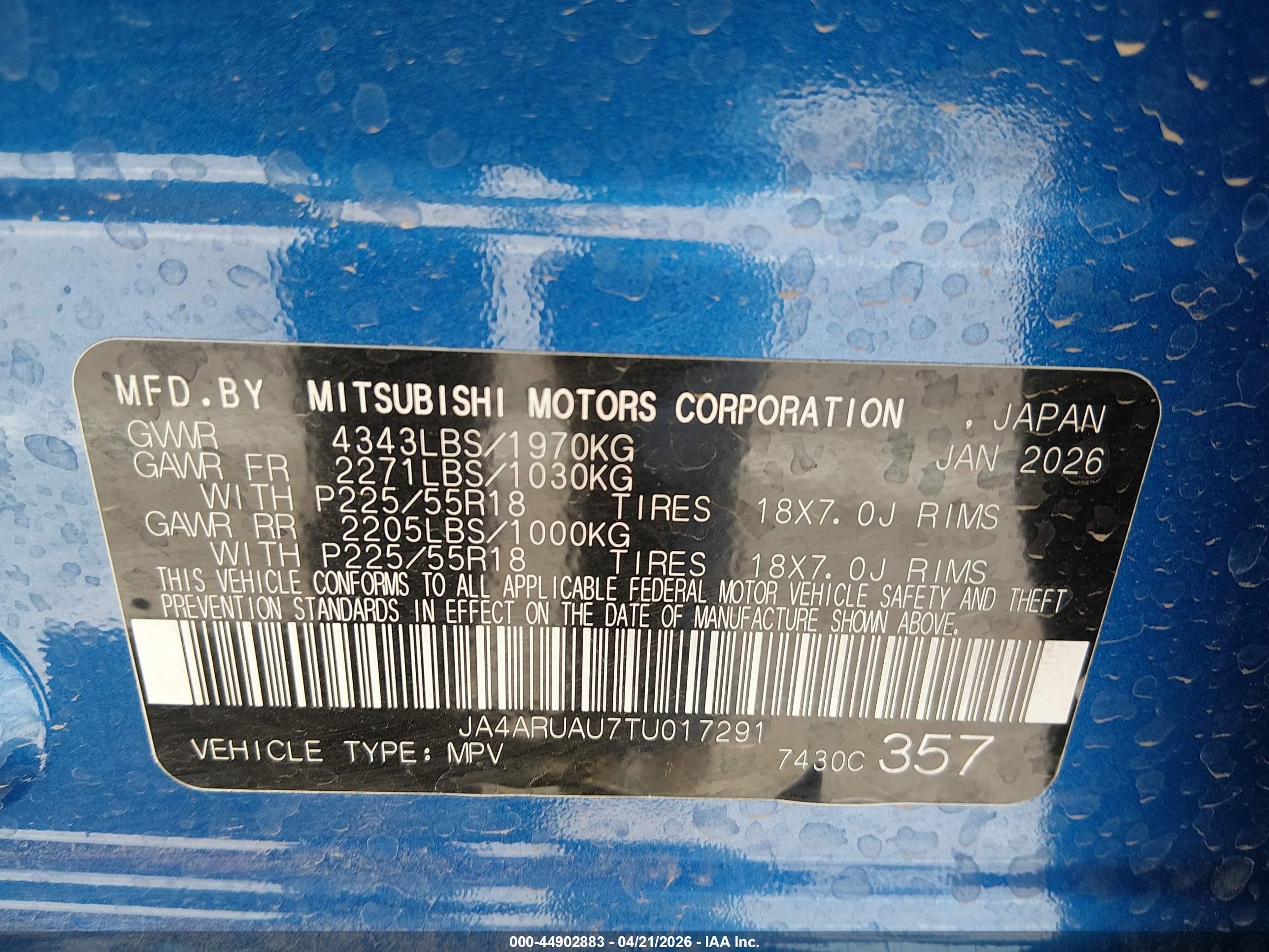 MITSUBISHI OUTLANDER image 9