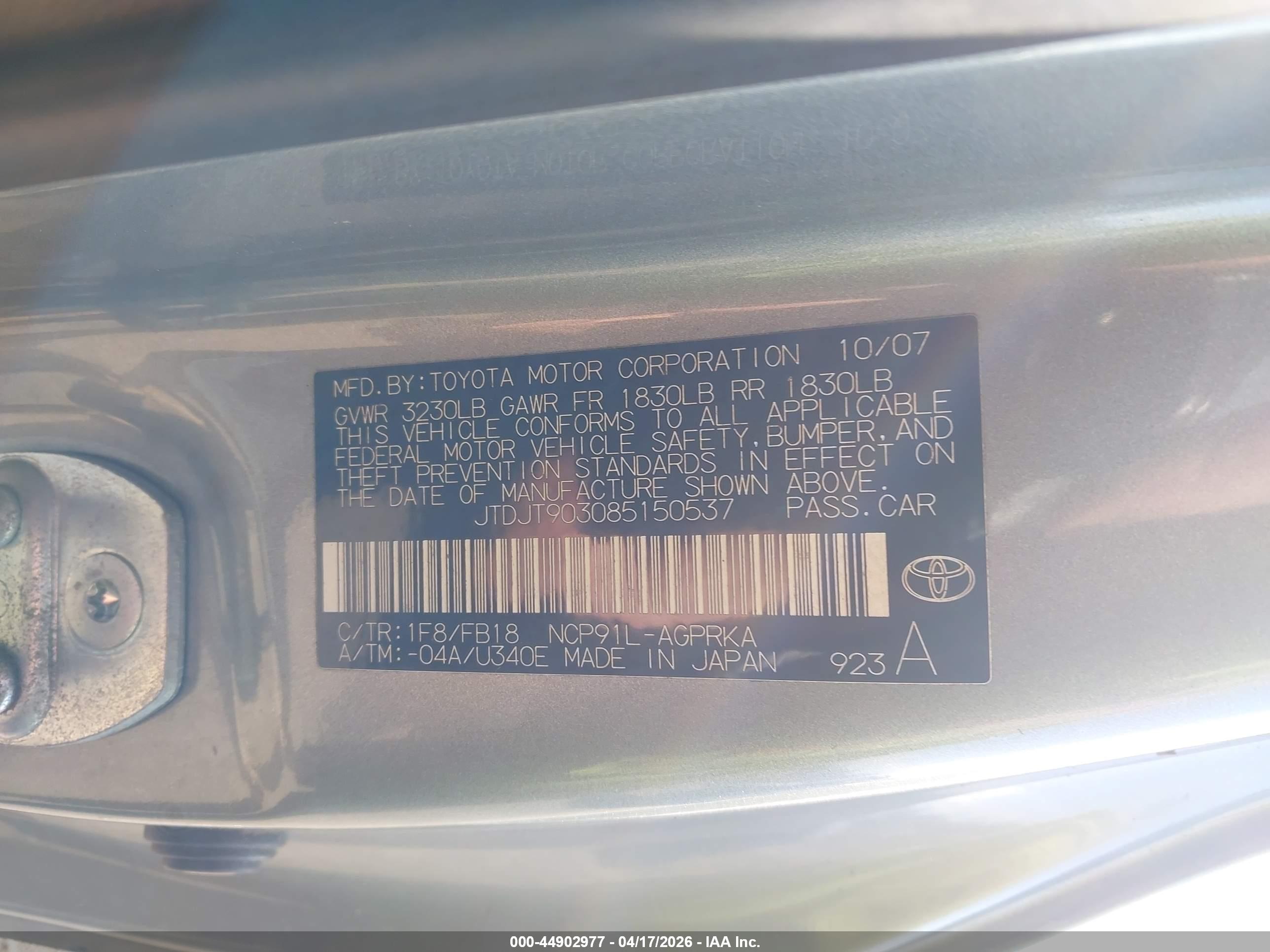 TOYOTA YARIS image 9