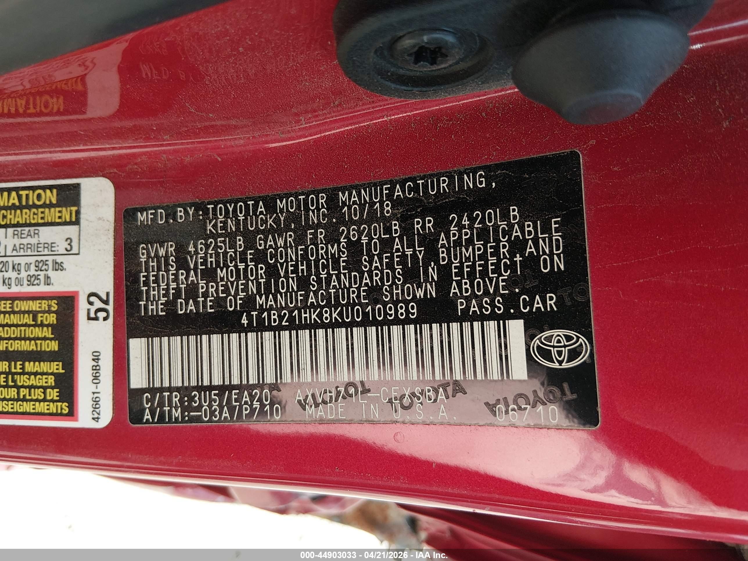 TOYOTA CAMRY image 9