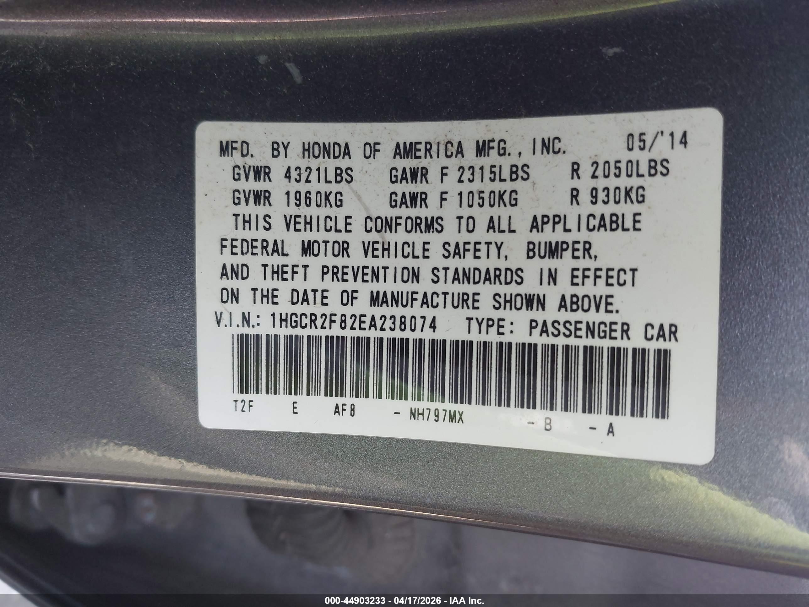 HONDA ACCORD image 9
