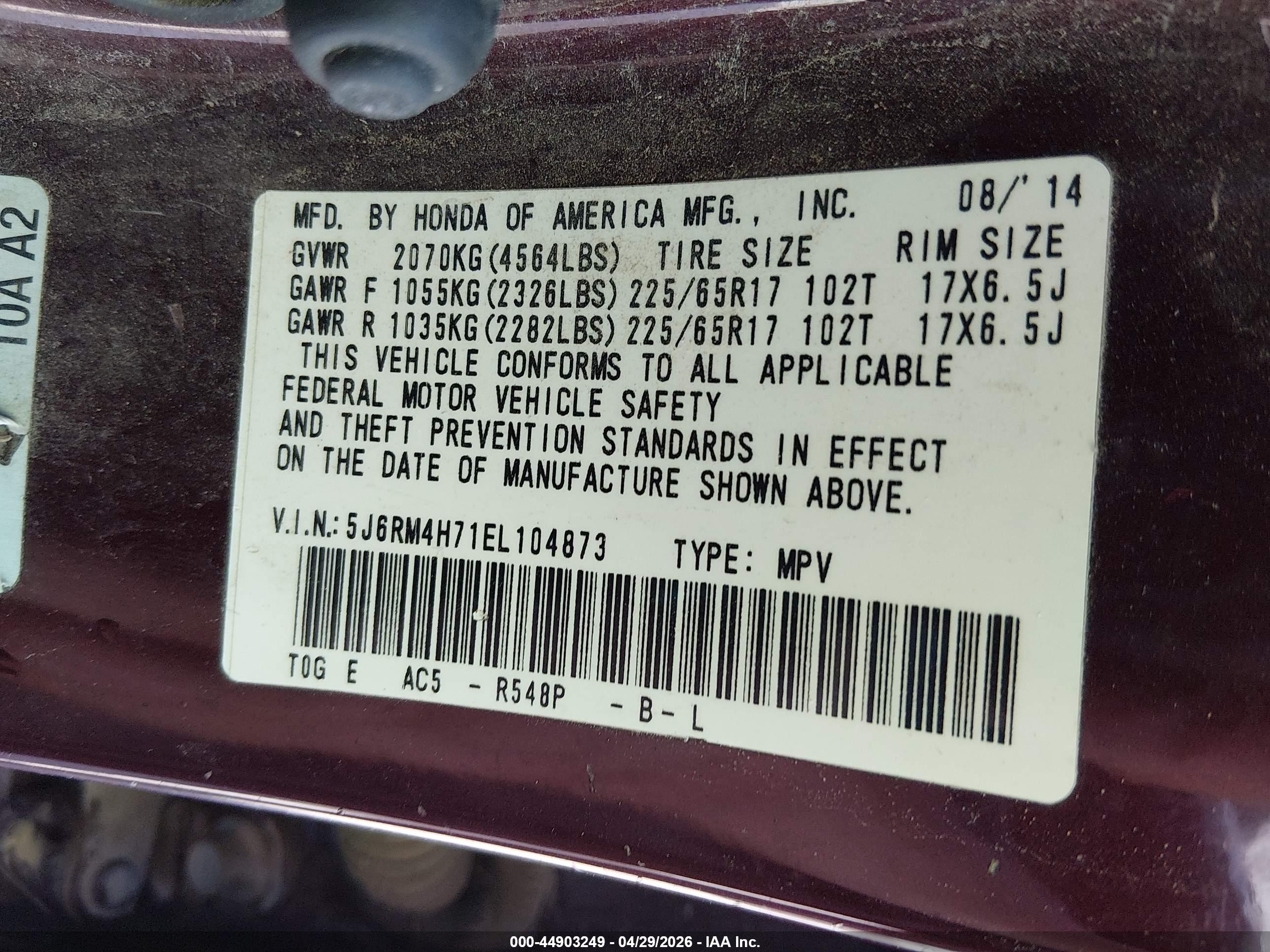HONDA CR-V image 9