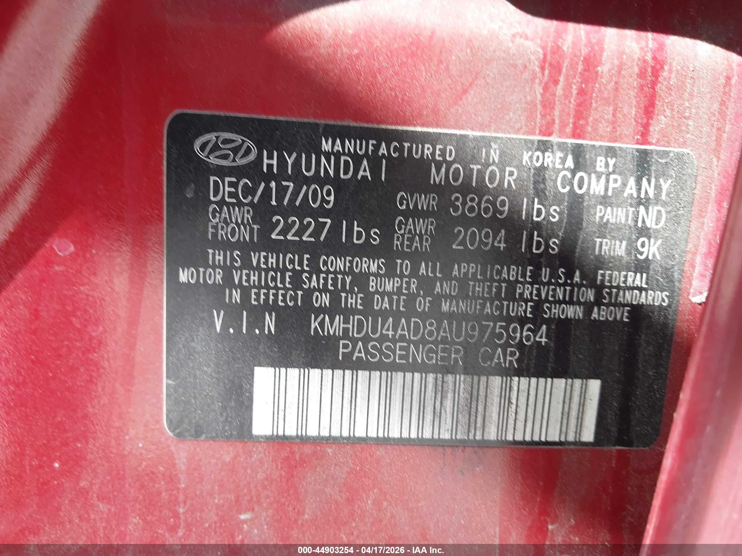 HYUNDAI ELANTRA image 9