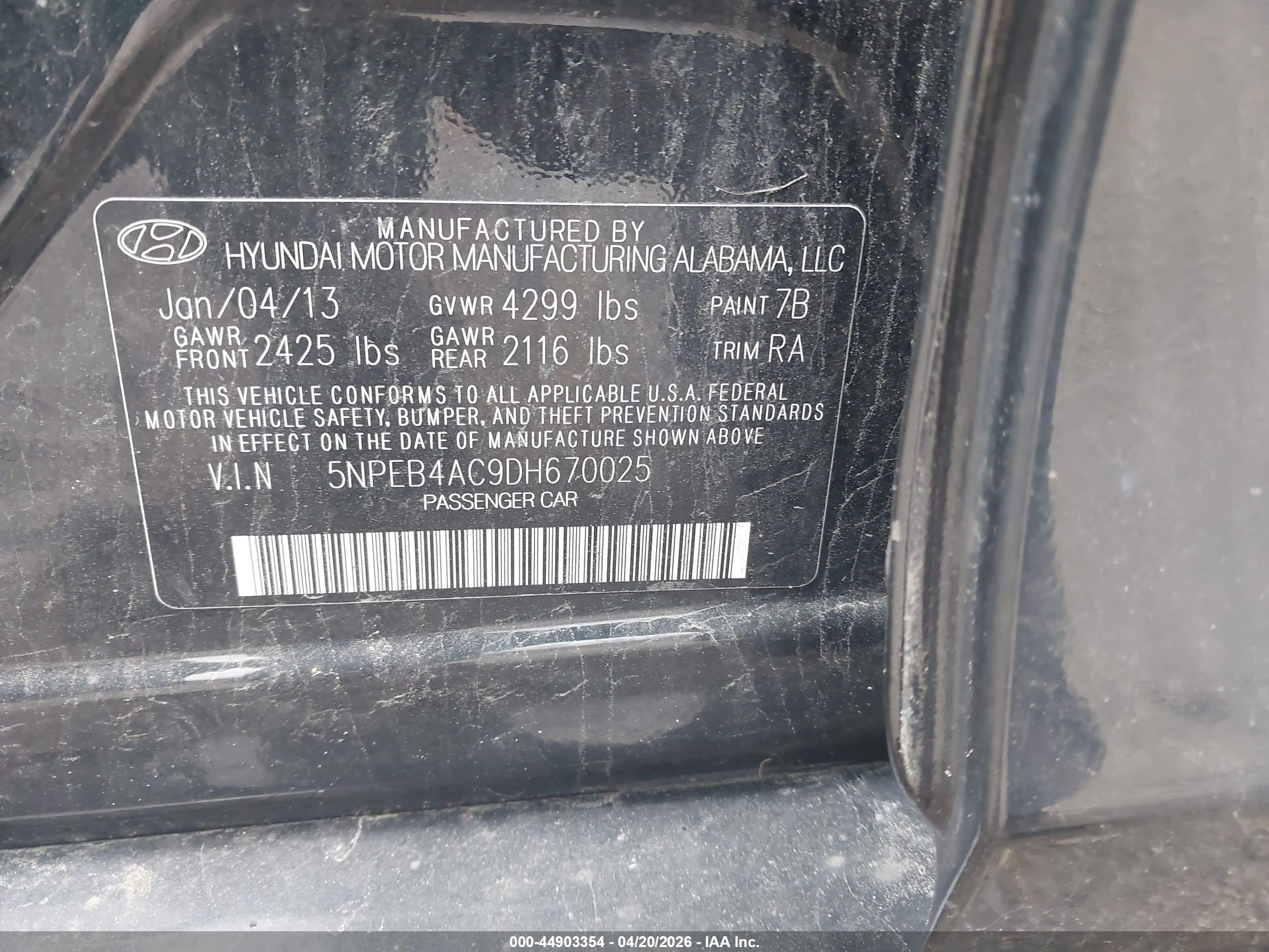 HYUNDAI SONATA image 9