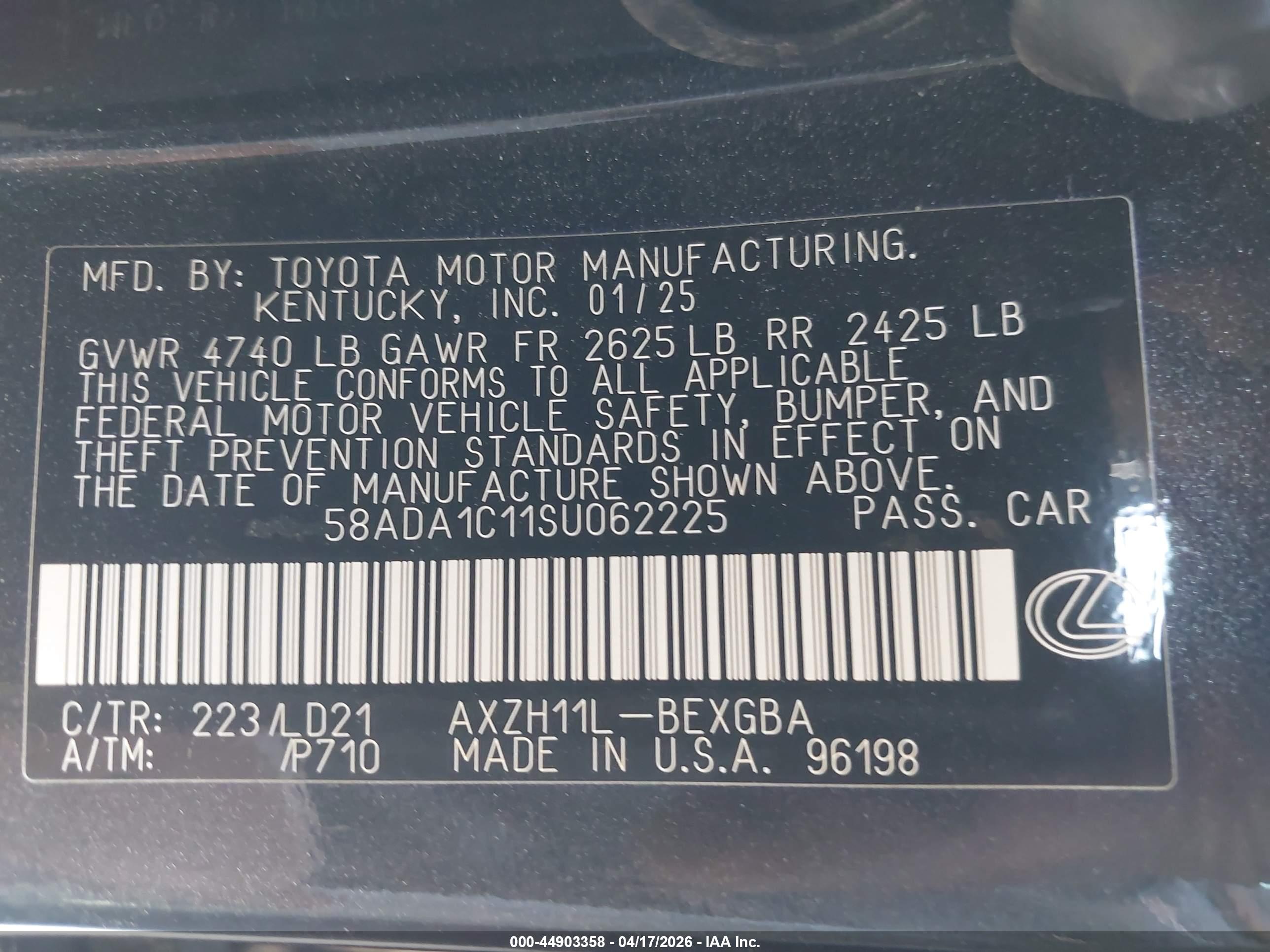 LEXUS ES image 9