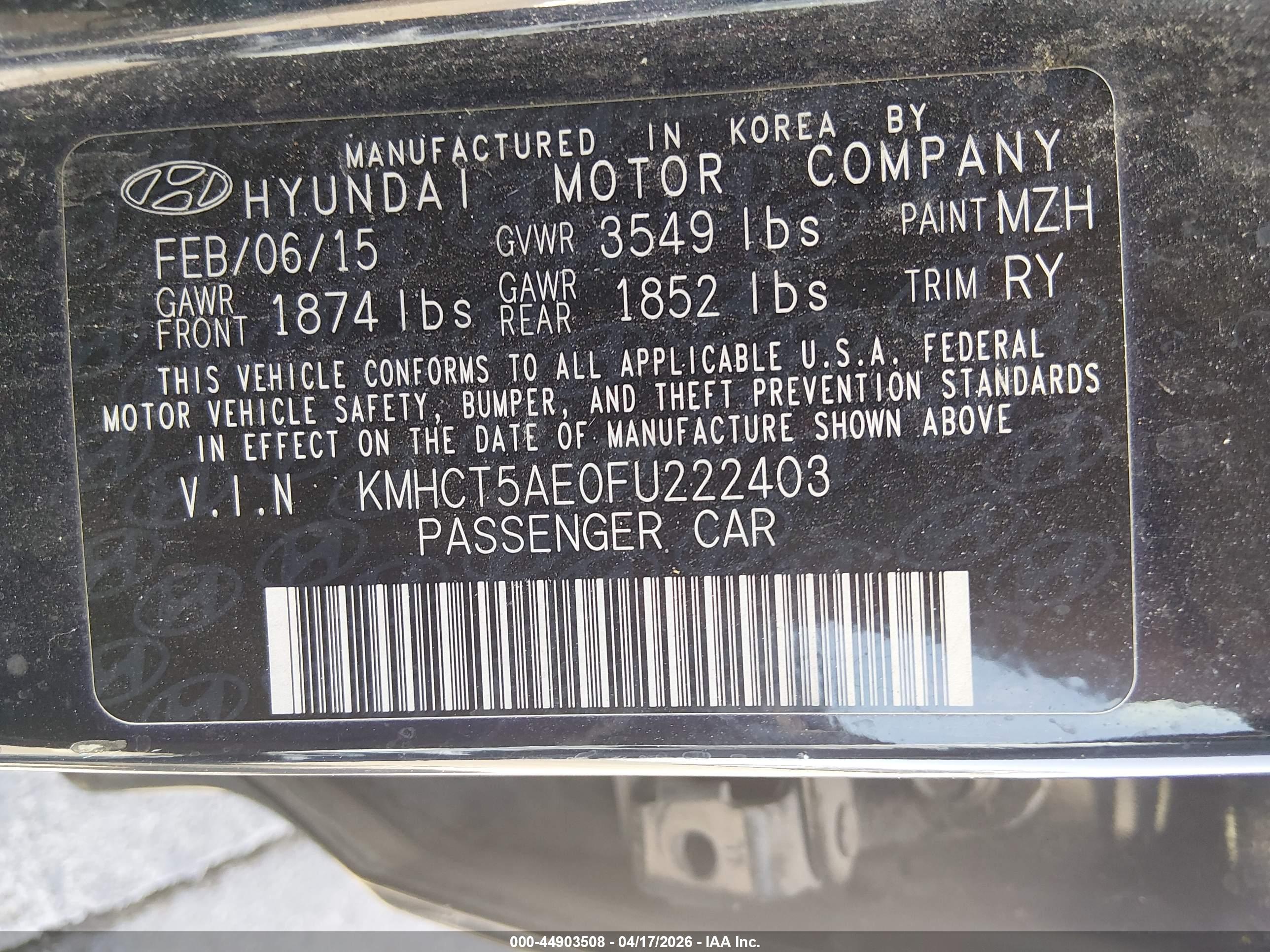 HYUNDAI ACCENT image 9