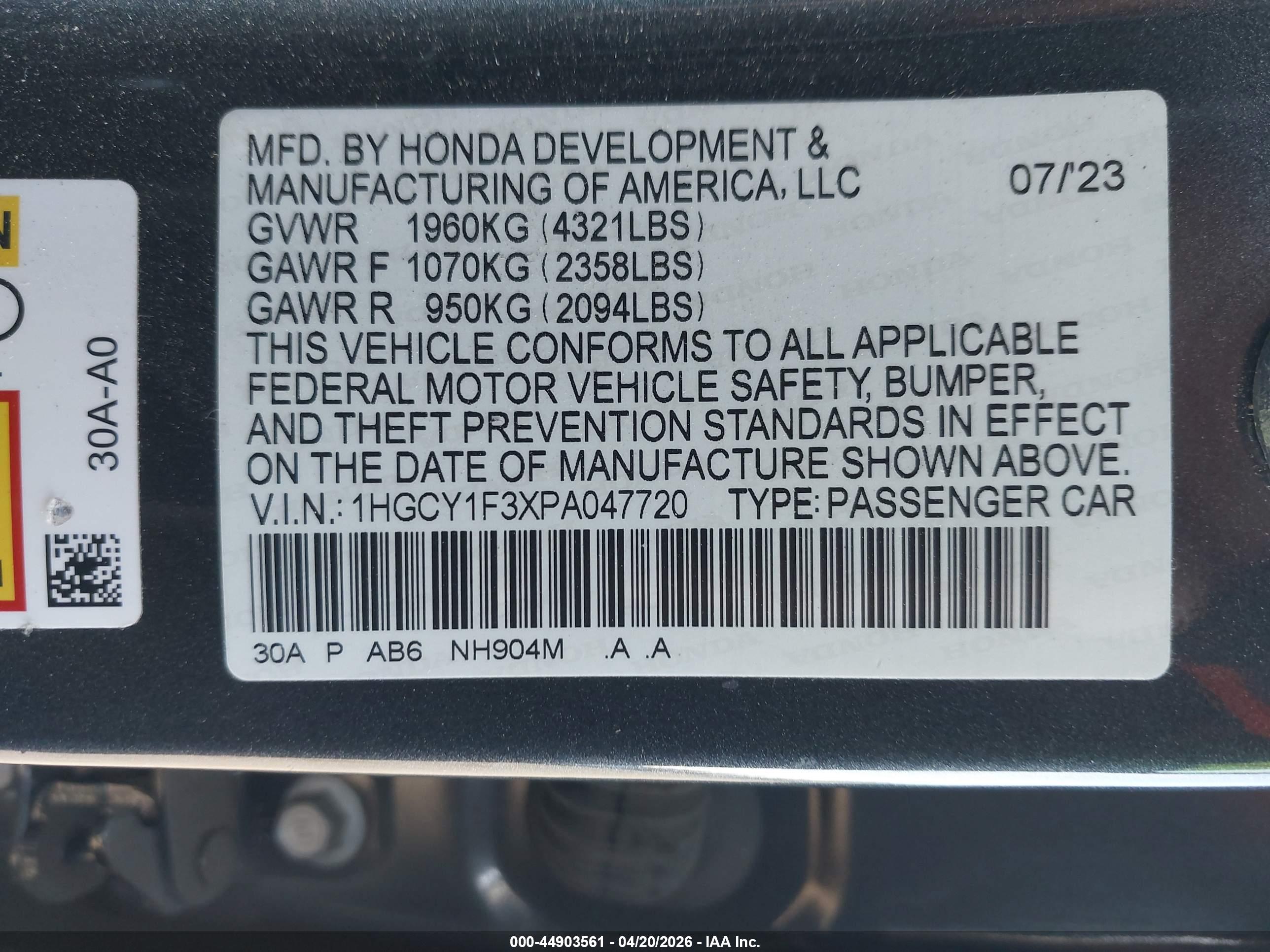 HONDA ACCORD image 9
