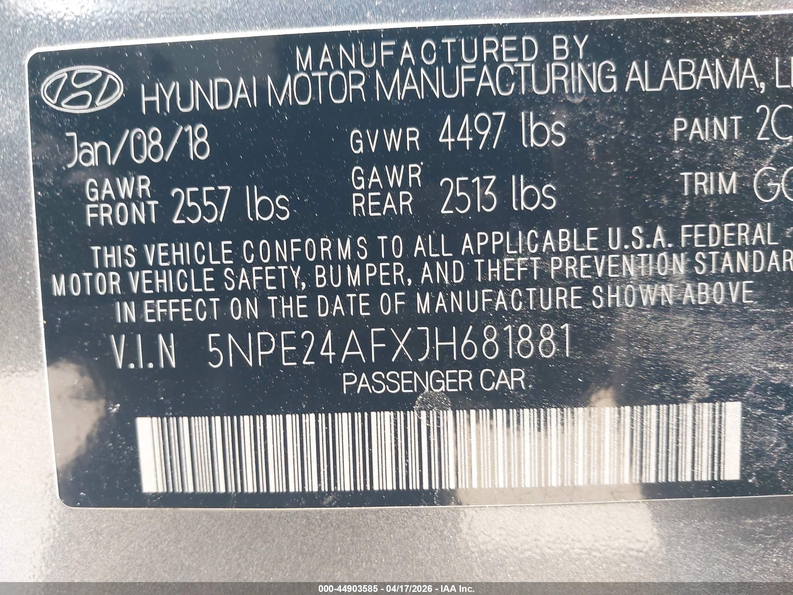 HYUNDAI SONATA image 9